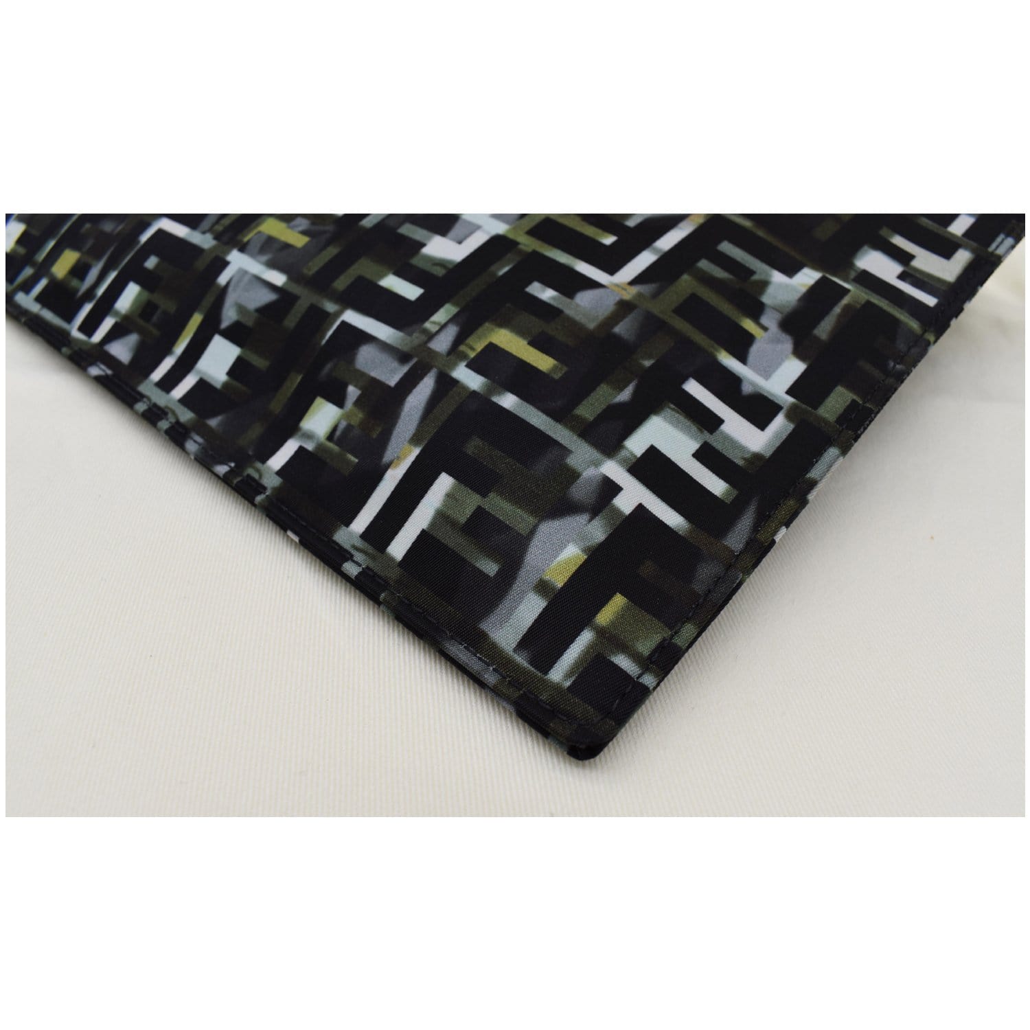 FENDI Camouflage FF Print Nylon Wristlet Pouch Multicolor