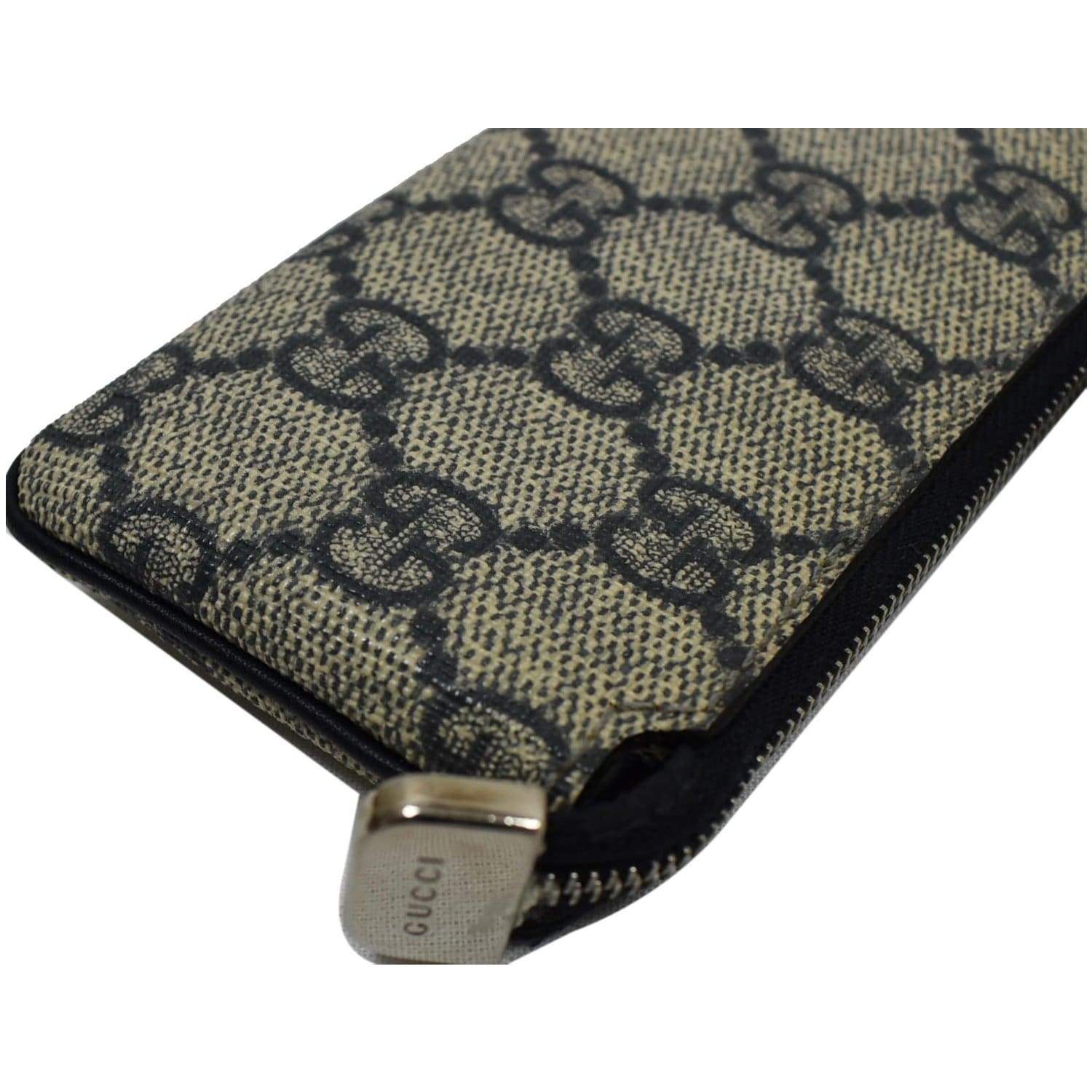 GUCCI GG Supreme Monogram Key Case Beige 233183