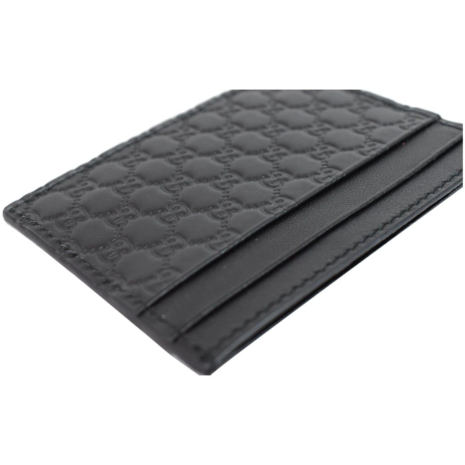 GUCCI Microguccissima  Case Black 476010