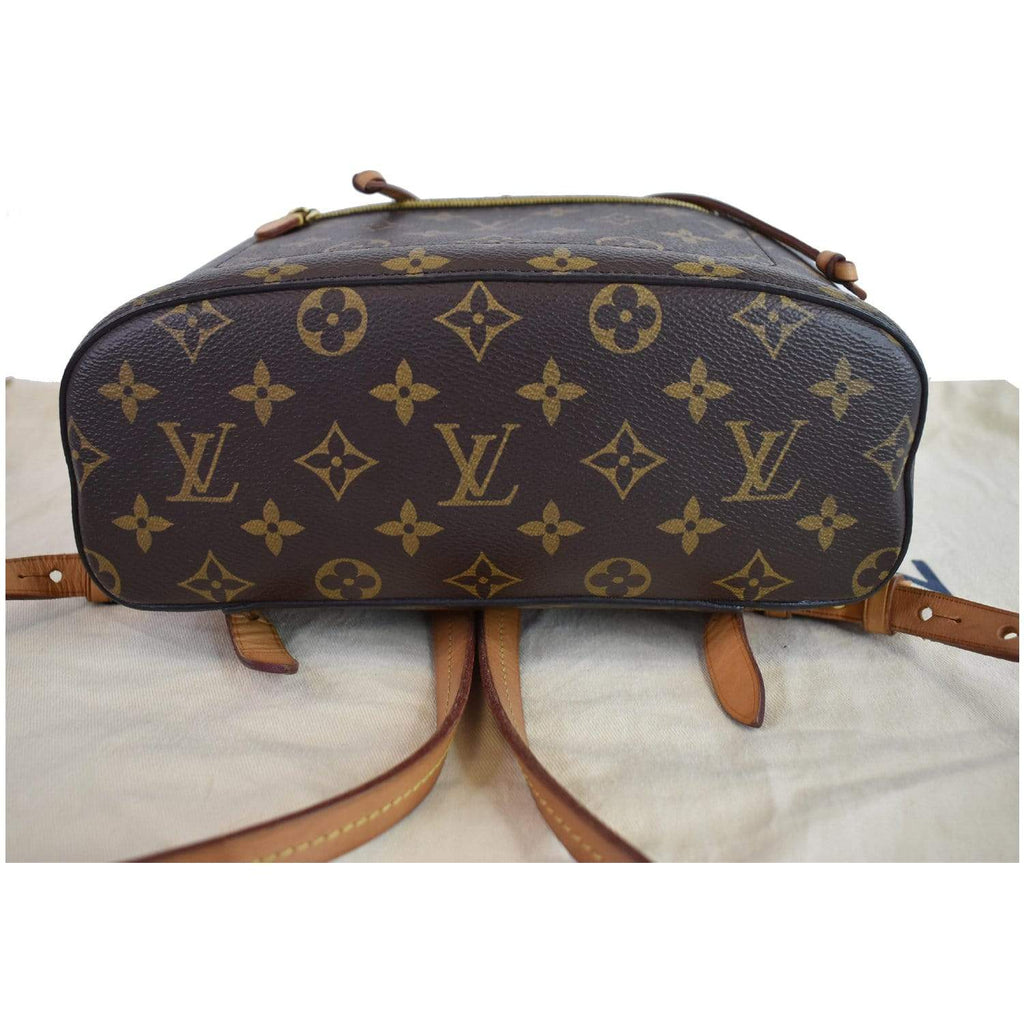 LOUIS VUITTON Montsouris NM Monogram Canvas Backpack Bag Brown