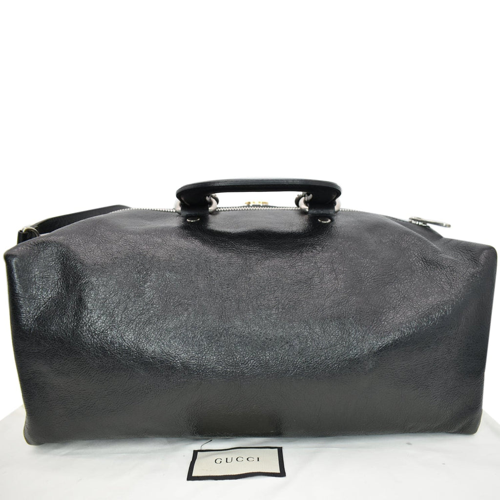 GUCCI Morpheus Leather Convertible Backpack Bag Black 587866 - Hot Deals