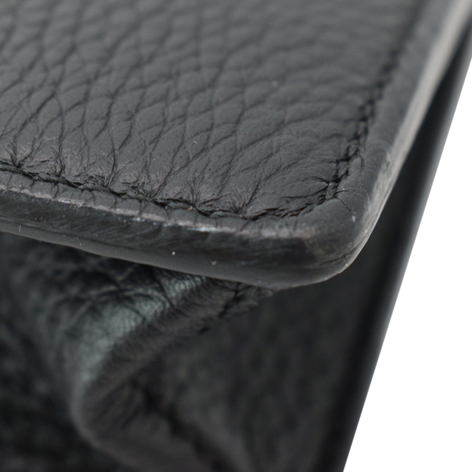 FENDI Leather Crossbody Messenger Bag Black