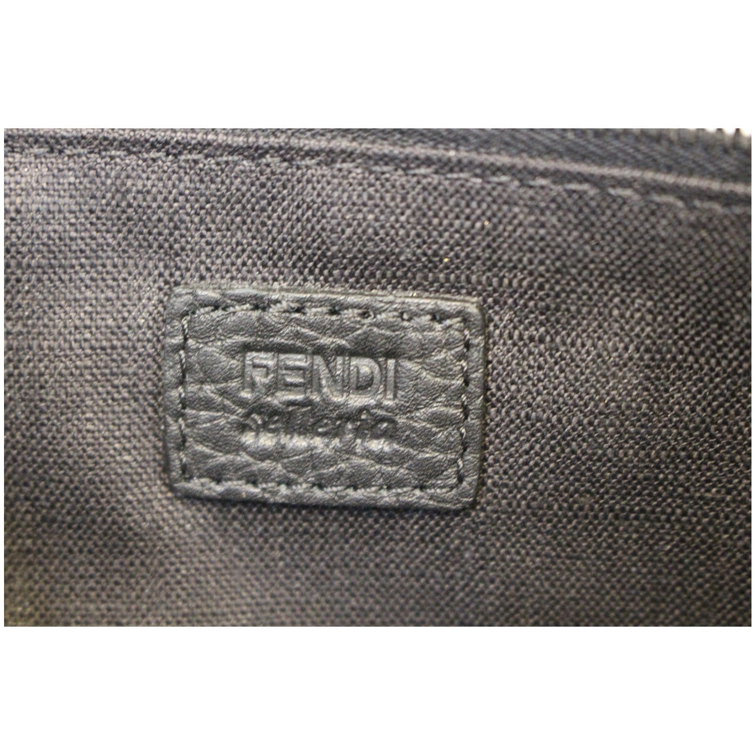 FENDI Bag Bugs eyes Roman Leather Clutch