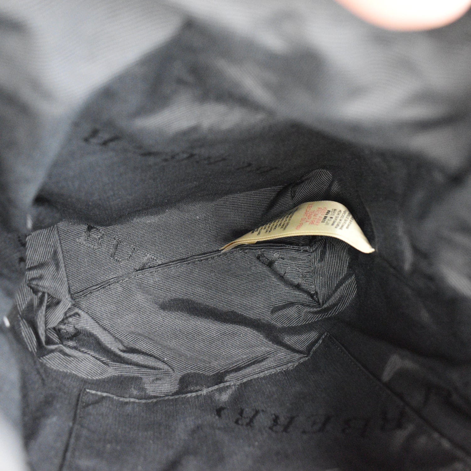 BURBERRY Technical Rucksack Nylon Backpack Bag Black