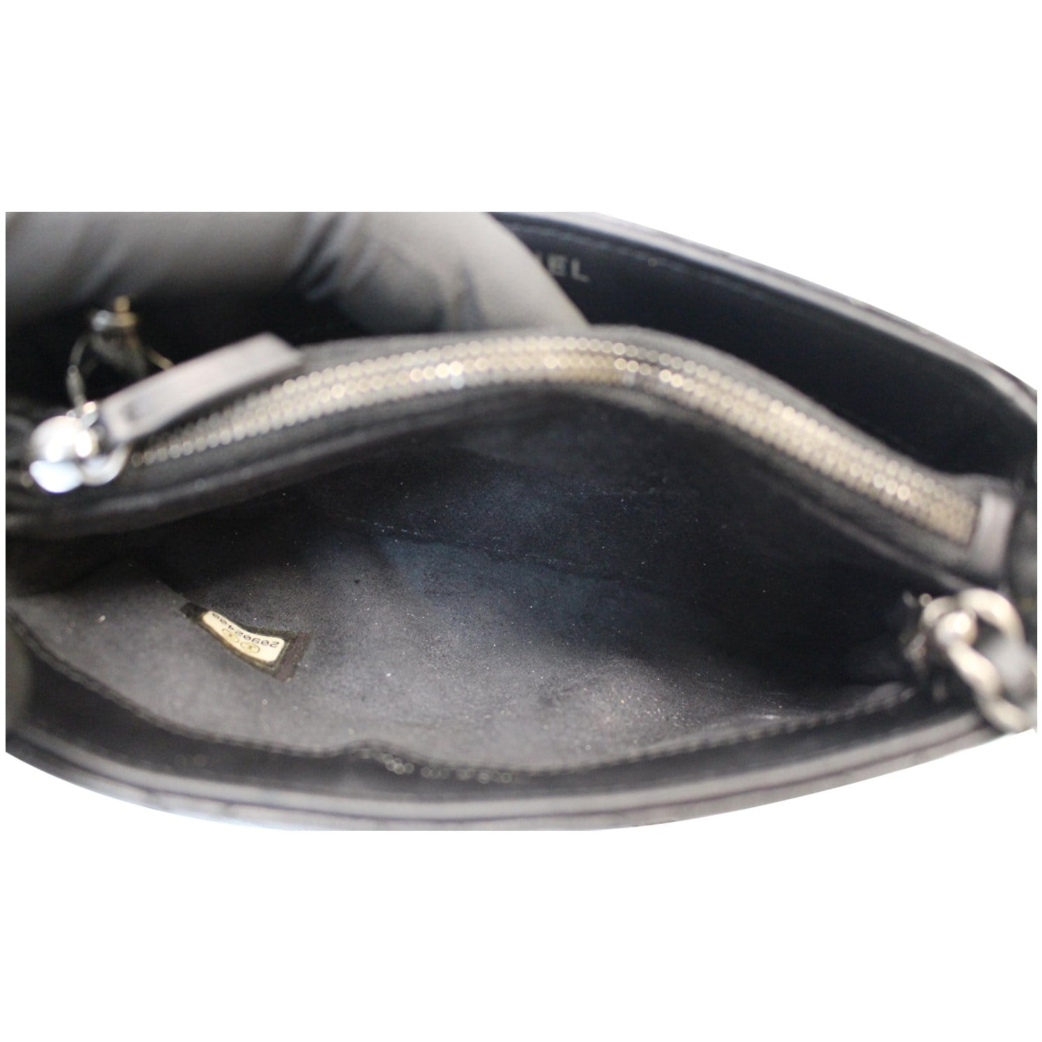 CHANEL Reissue Lucky Charm Quilted Leather Chain Crossbody Clutch Bag Black