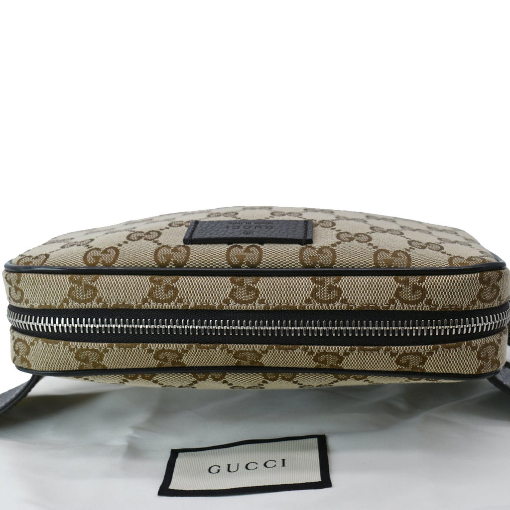 GUCCI GG Monogram Canvas Belt Bag Beige 449174 - 10% Off