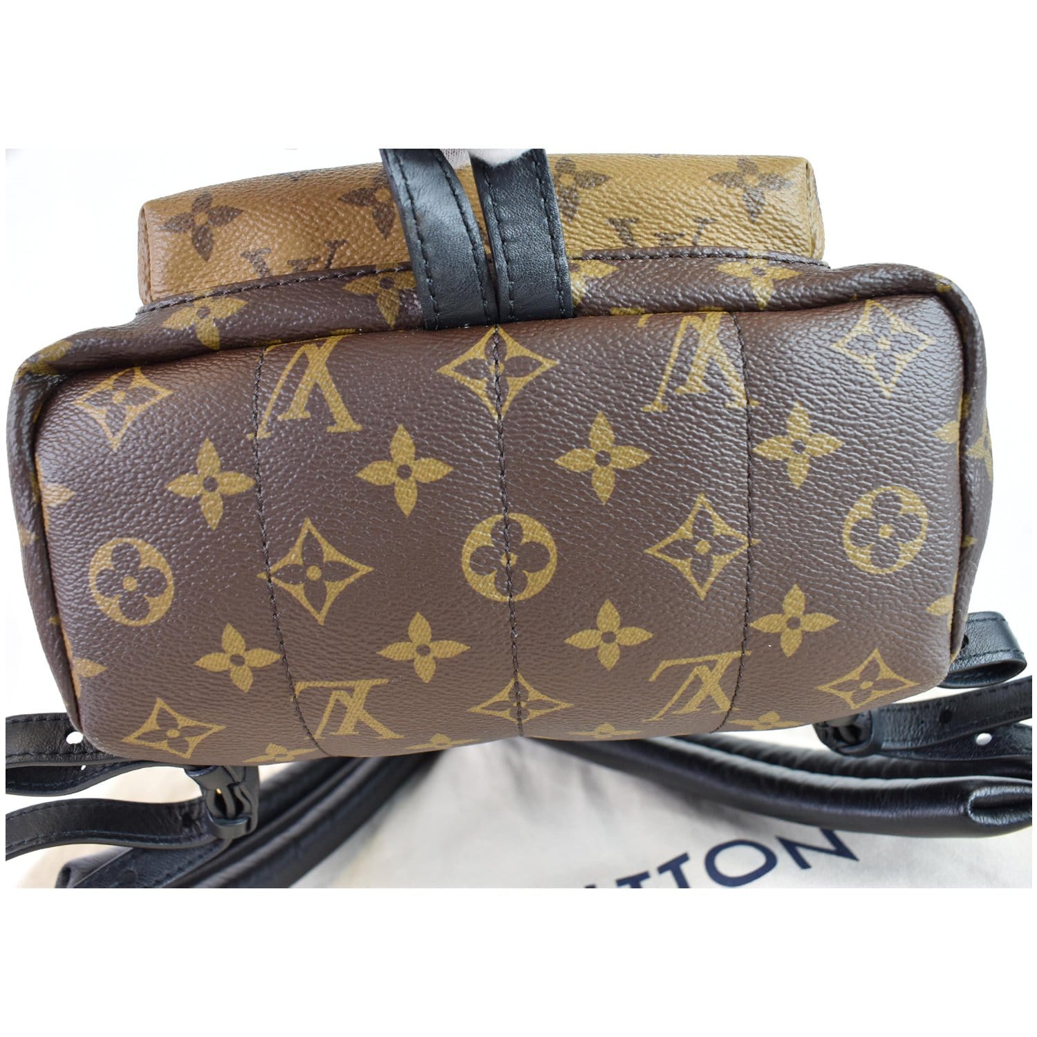 LOUIS VUITTON Palm Springs PM Monogram Reverse Canvas Backpack Brown