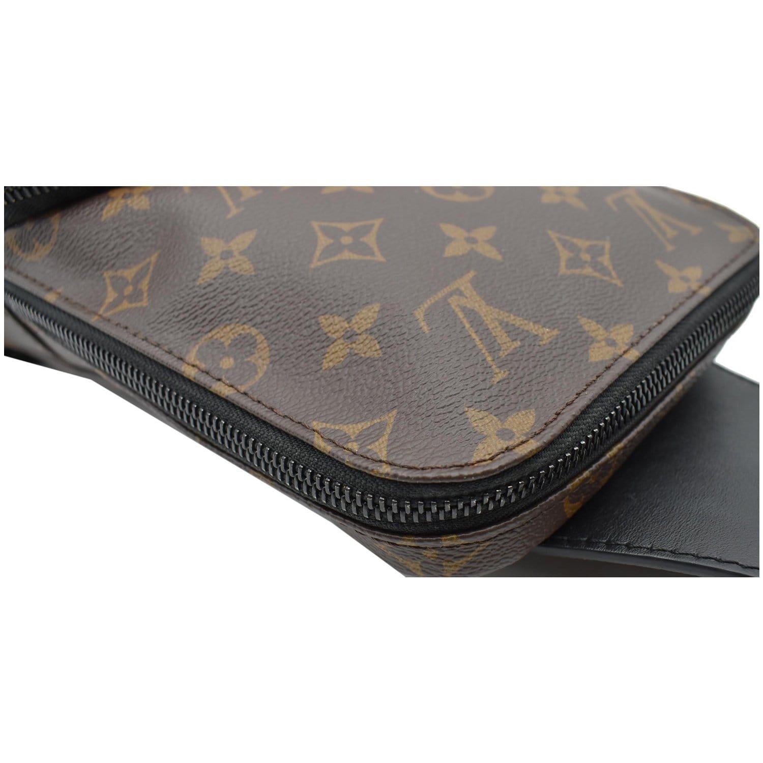 LOUIS VUITTON Avenue Sling Damier Ebene Backpack Bag Brown
