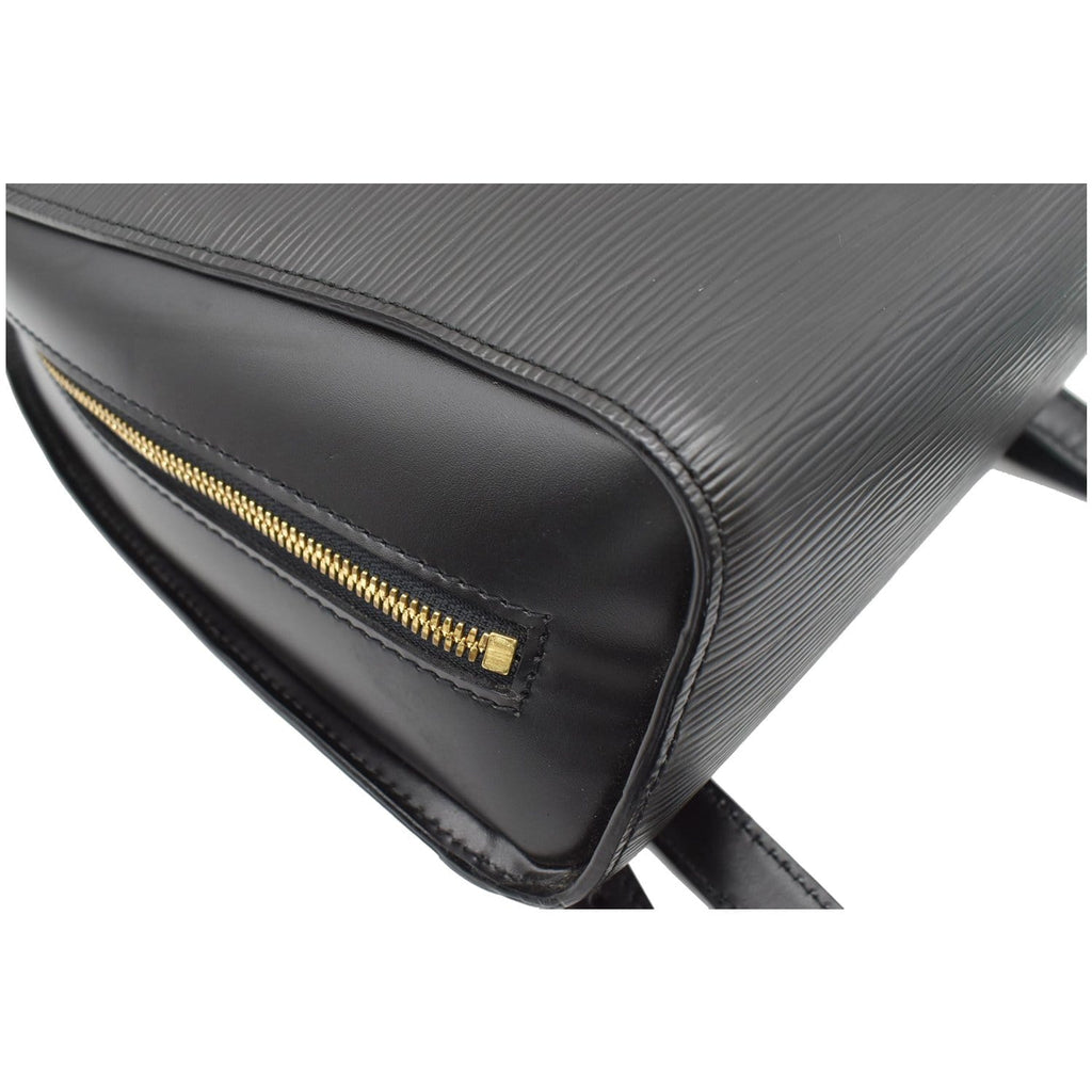 LOUIS VUITTON Mabillon Epi Leather Backpack Black