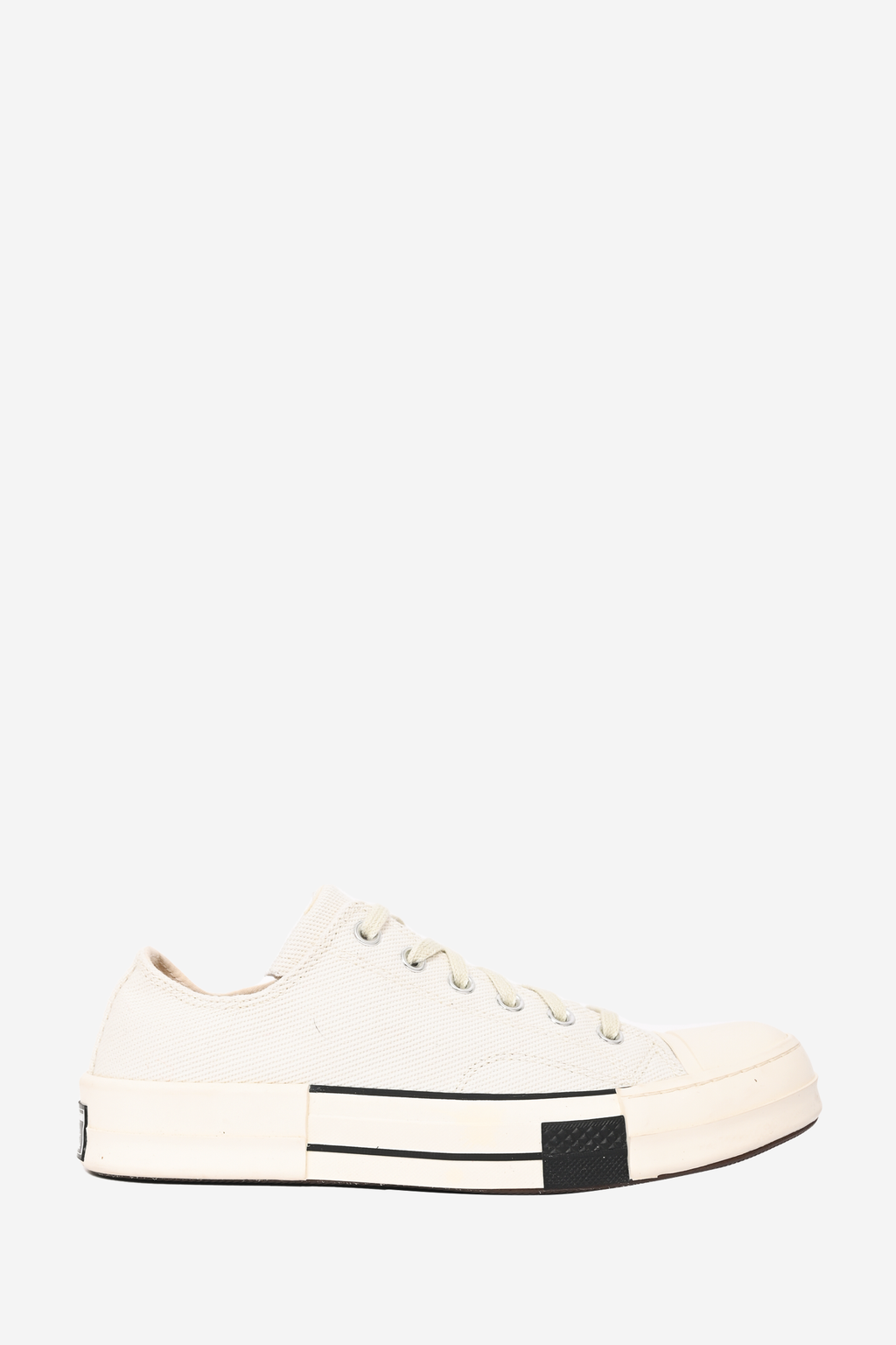 Converse x Rick Owens DRKSHDW Grey Low Top Sneakers Size 42.5