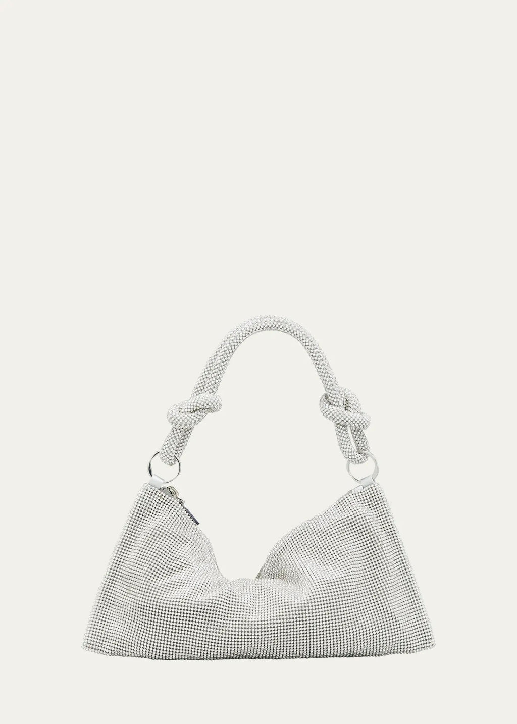 CULT GAIA HERA RHINESTONE KNOTTED EMBELLISHED HANDBAG