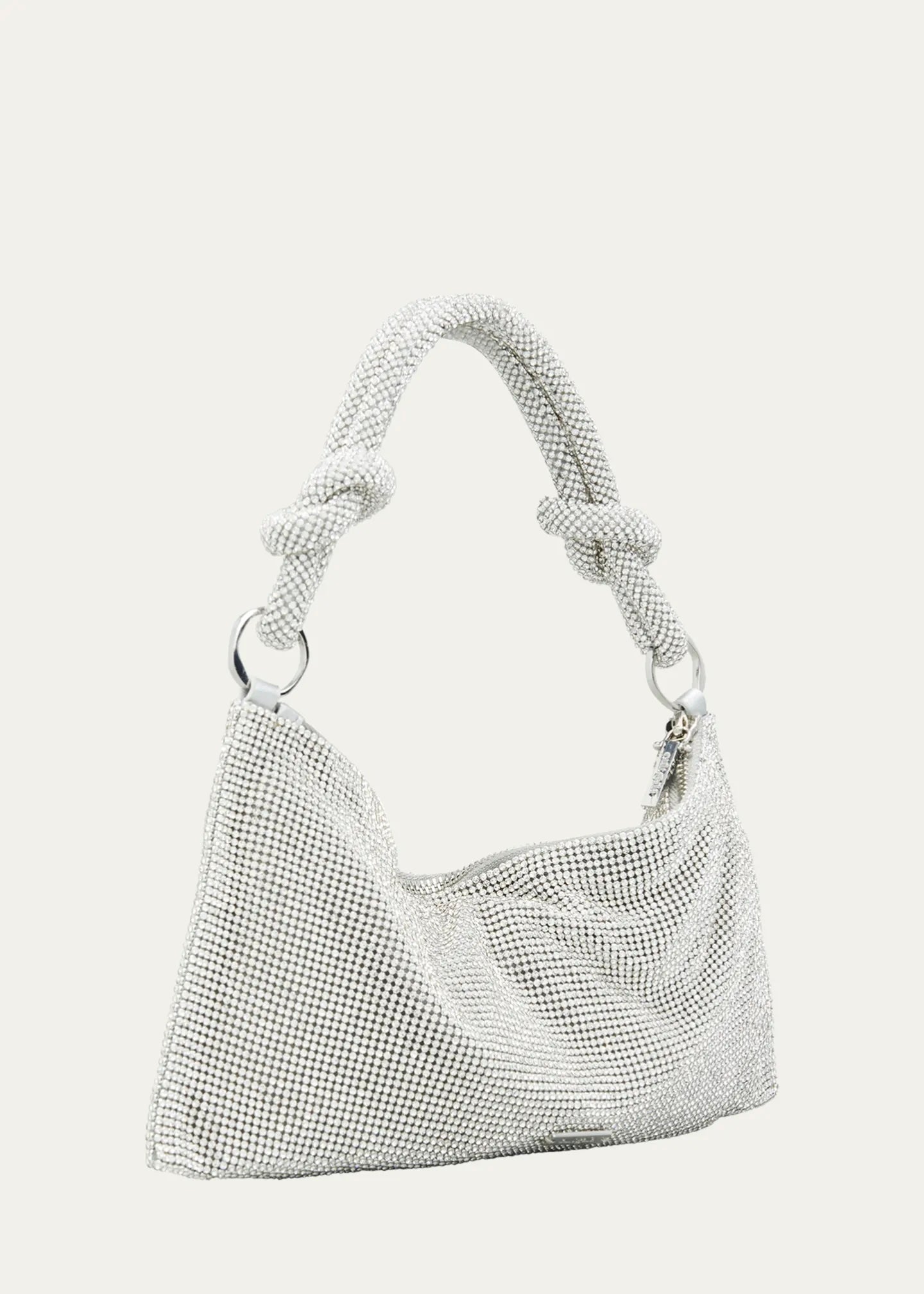 CULT GAIA HERA RHINESTONE KNOTTED EMBELLISHED HANDBAG
