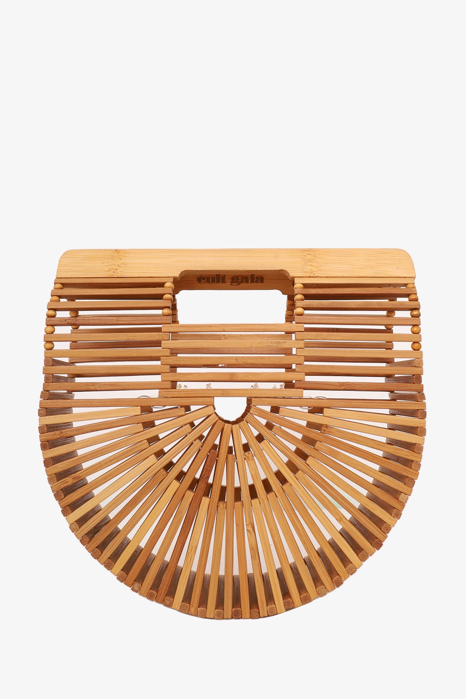 Cult Gaia Natural Bamboo Handle Bag
