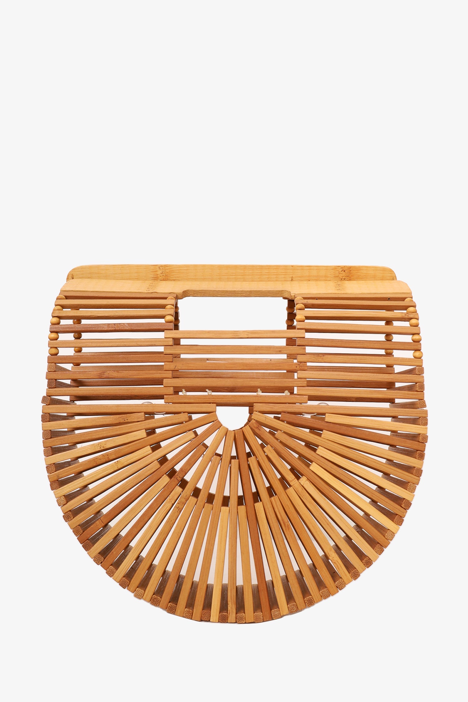 Cult Gaia Natural Bamboo Handle Bag