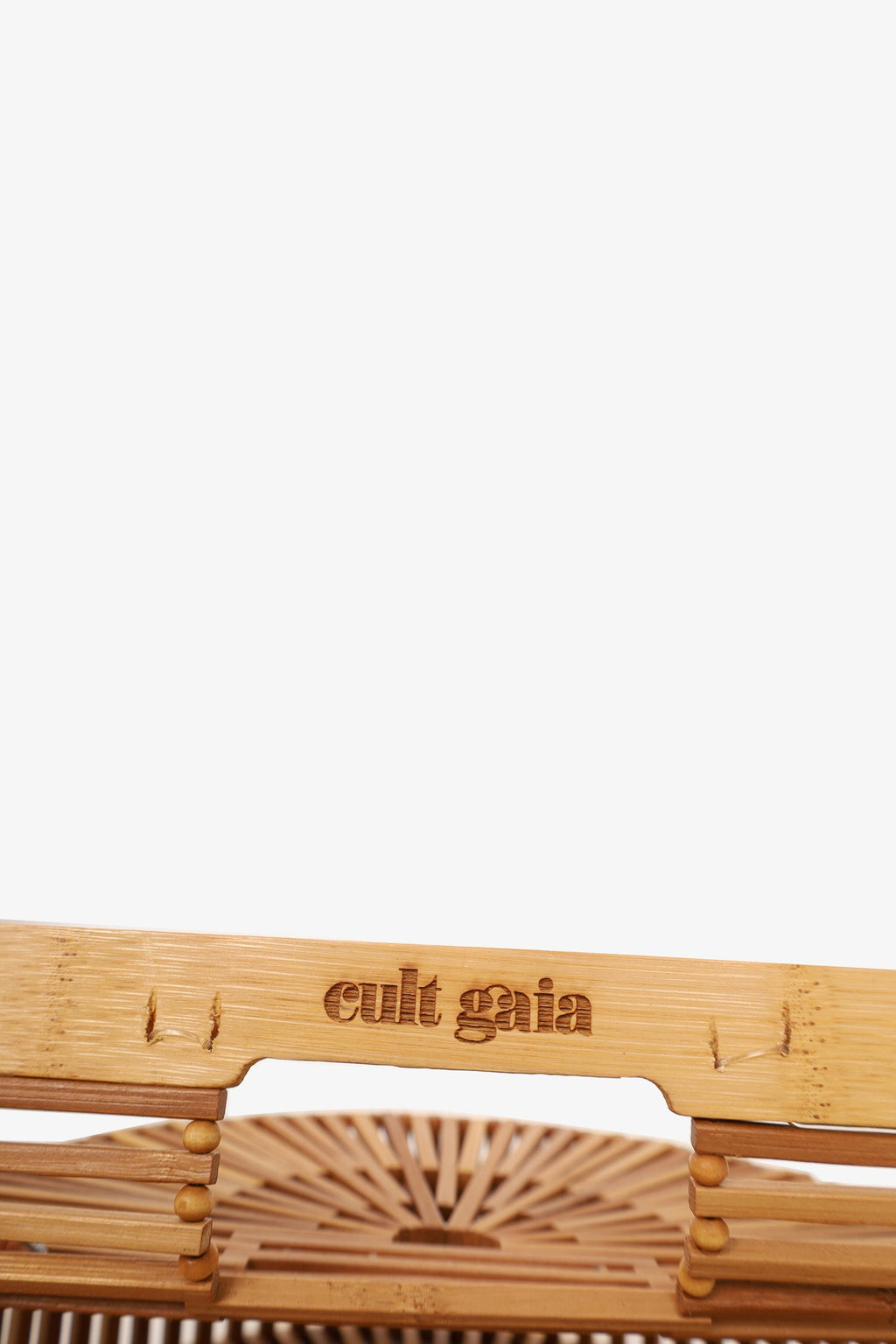 Cult Gaia Natural Bamboo Handle Bag