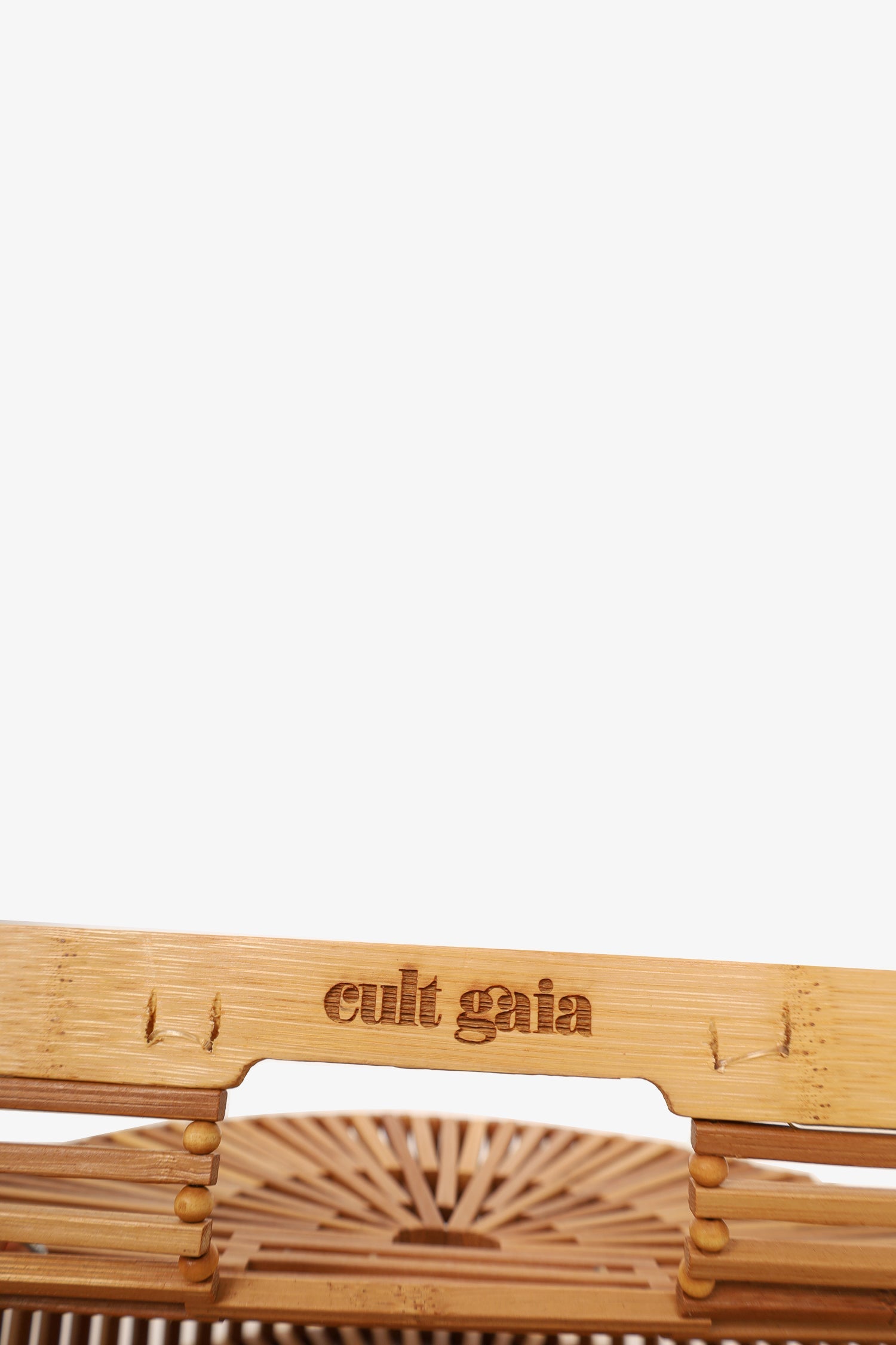 Cult Gaia Natural Bamboo Handle Bag