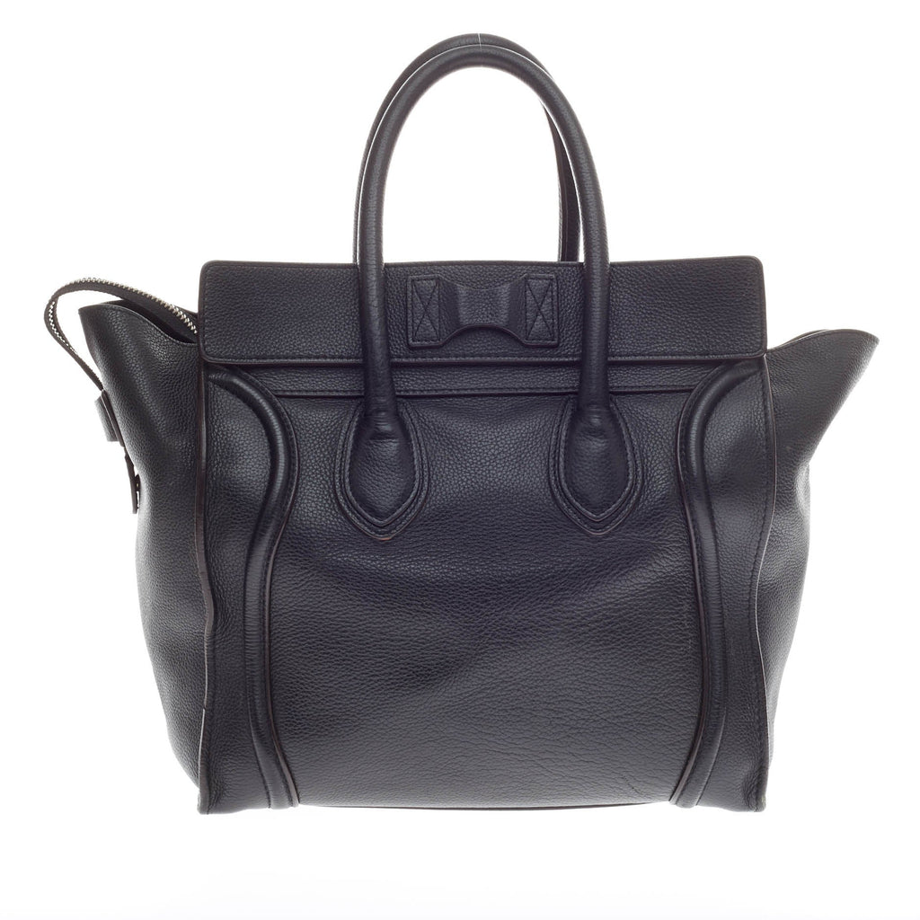 Luggage Handbag Grainy Leather Mini