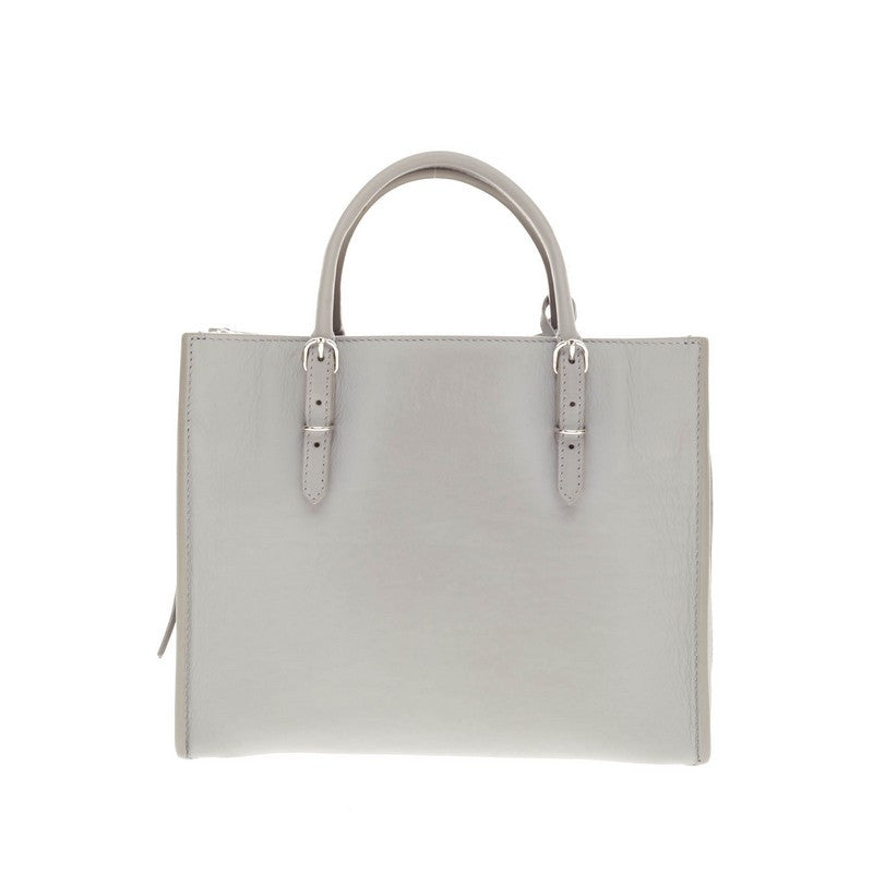 Papier A4 Zip Around Classic Studs Handbag Leather Mini