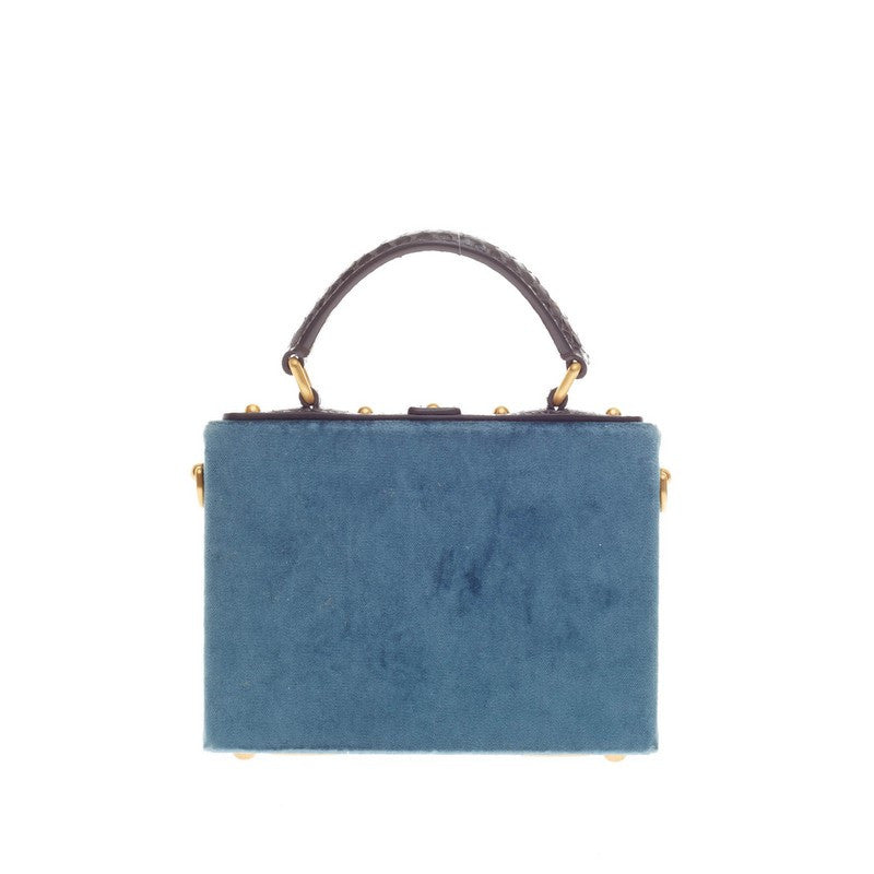Treasure Box Bag Embellished Velvet Mini