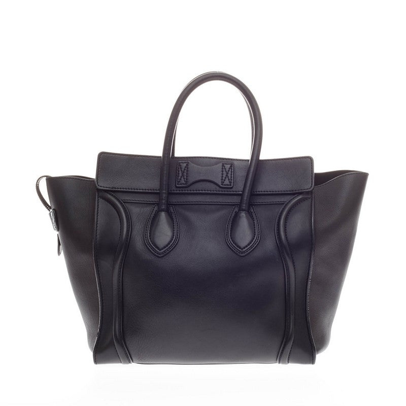 Luggage Handbag Smooth Leather Mini