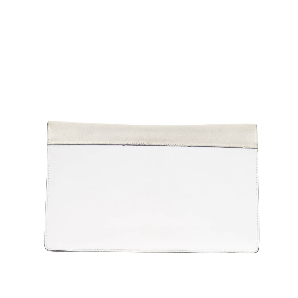 Diamond Clutch Suede and Pony Hair Medium