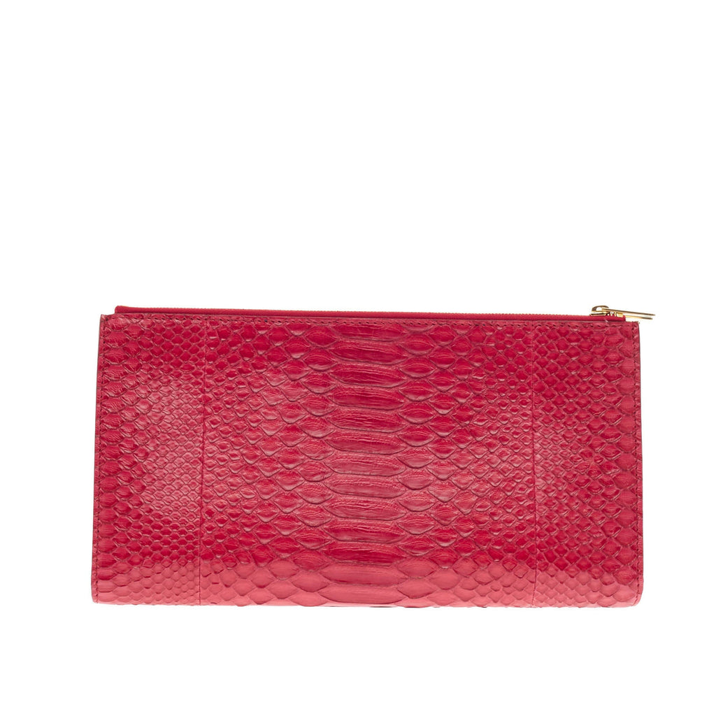 Triple Zip Clutch Python