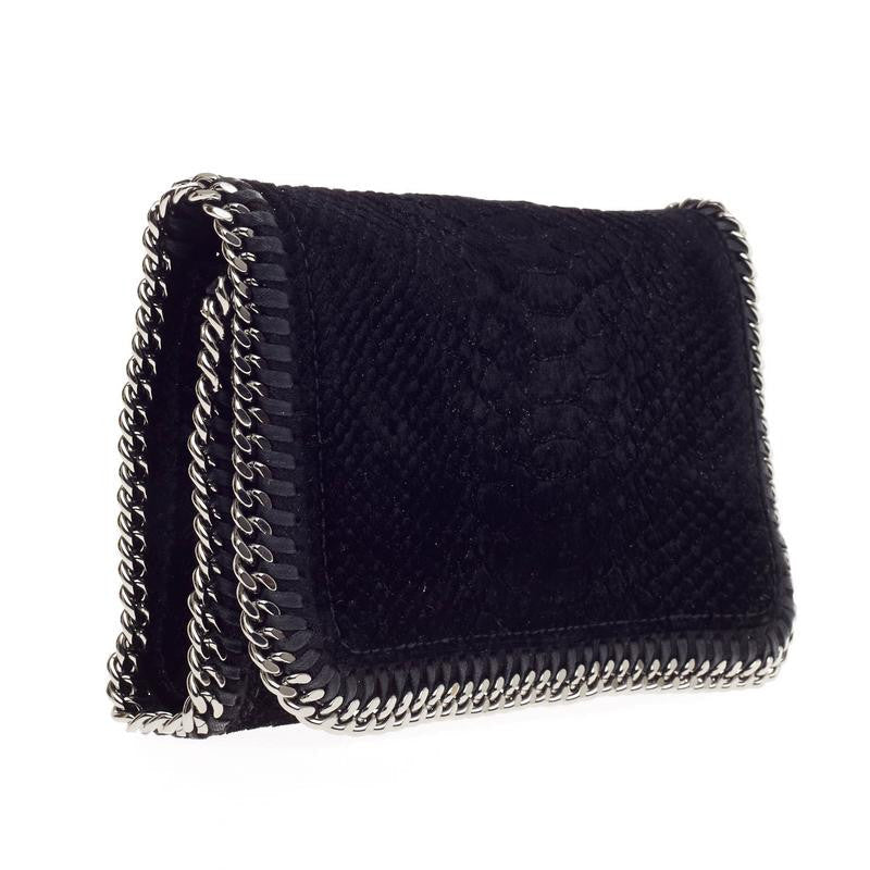 Falabella Crossbody Bag Faux Snakeskin Mini