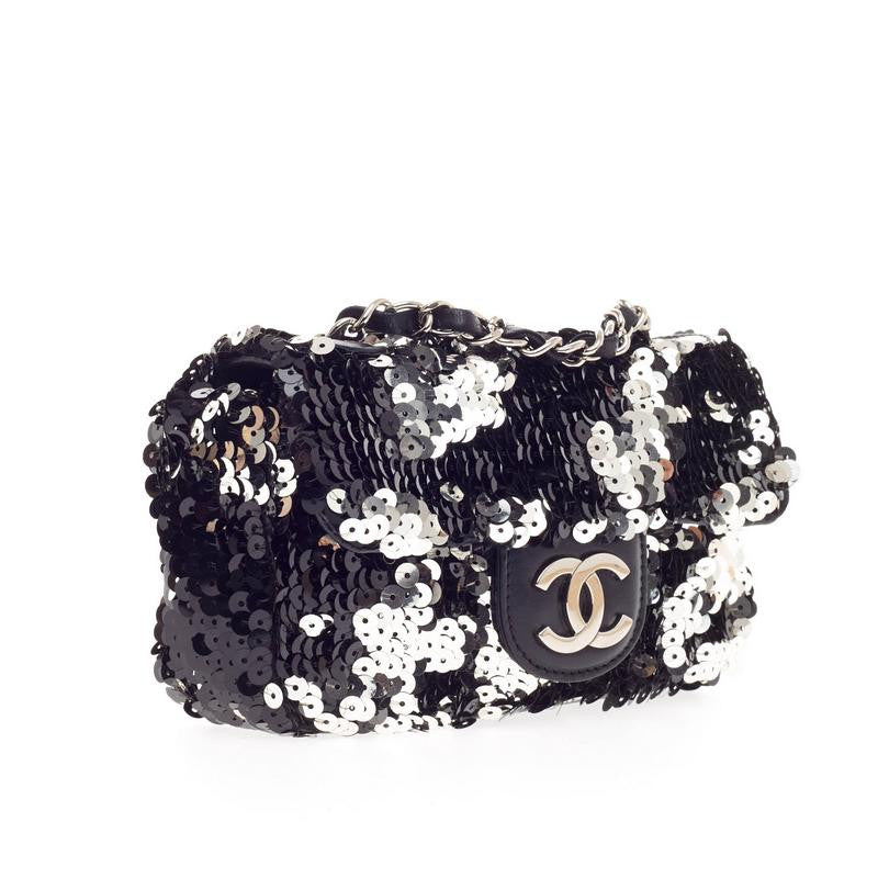 Flap Bag Sequin Mini