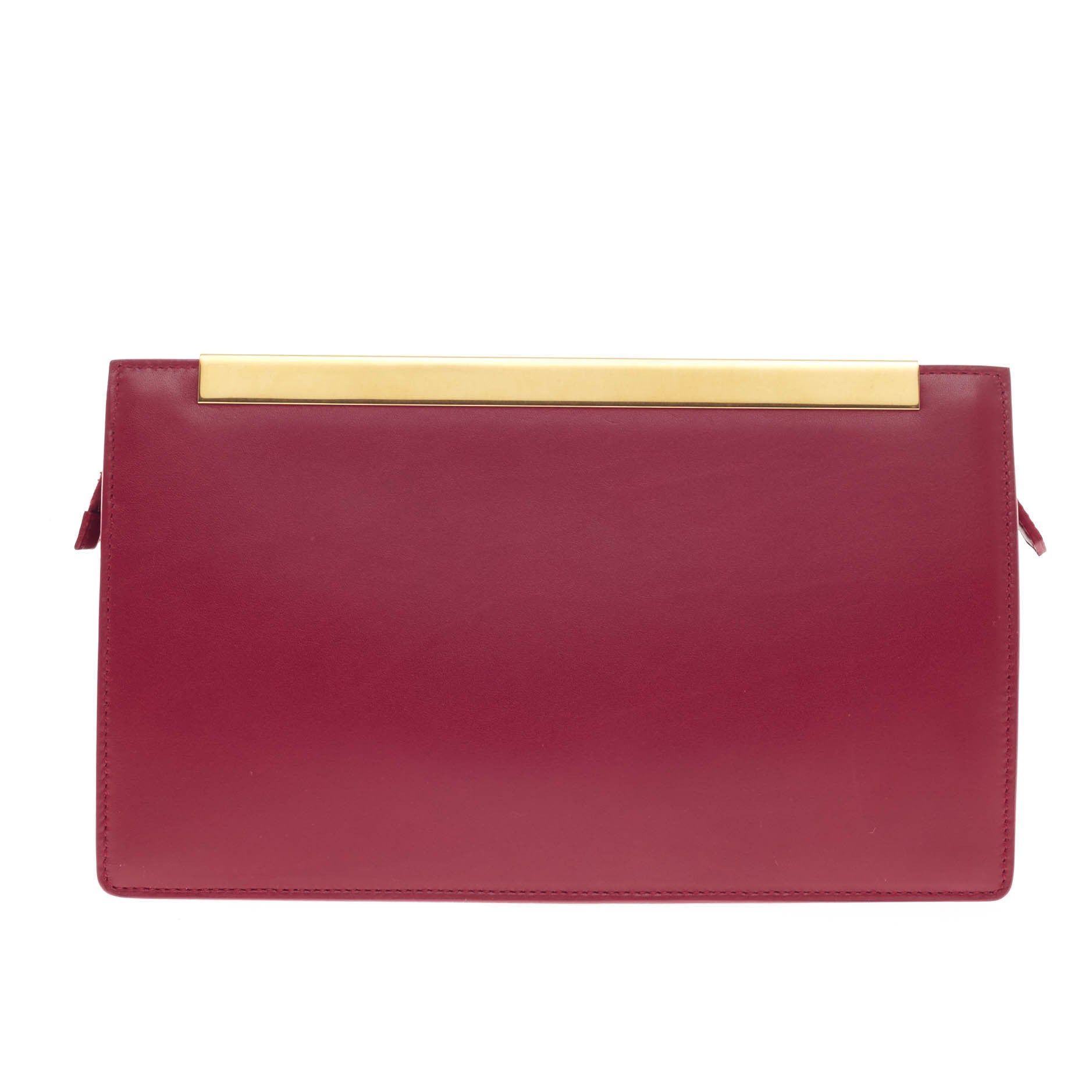 Lutetia Zipper Clutch Leather