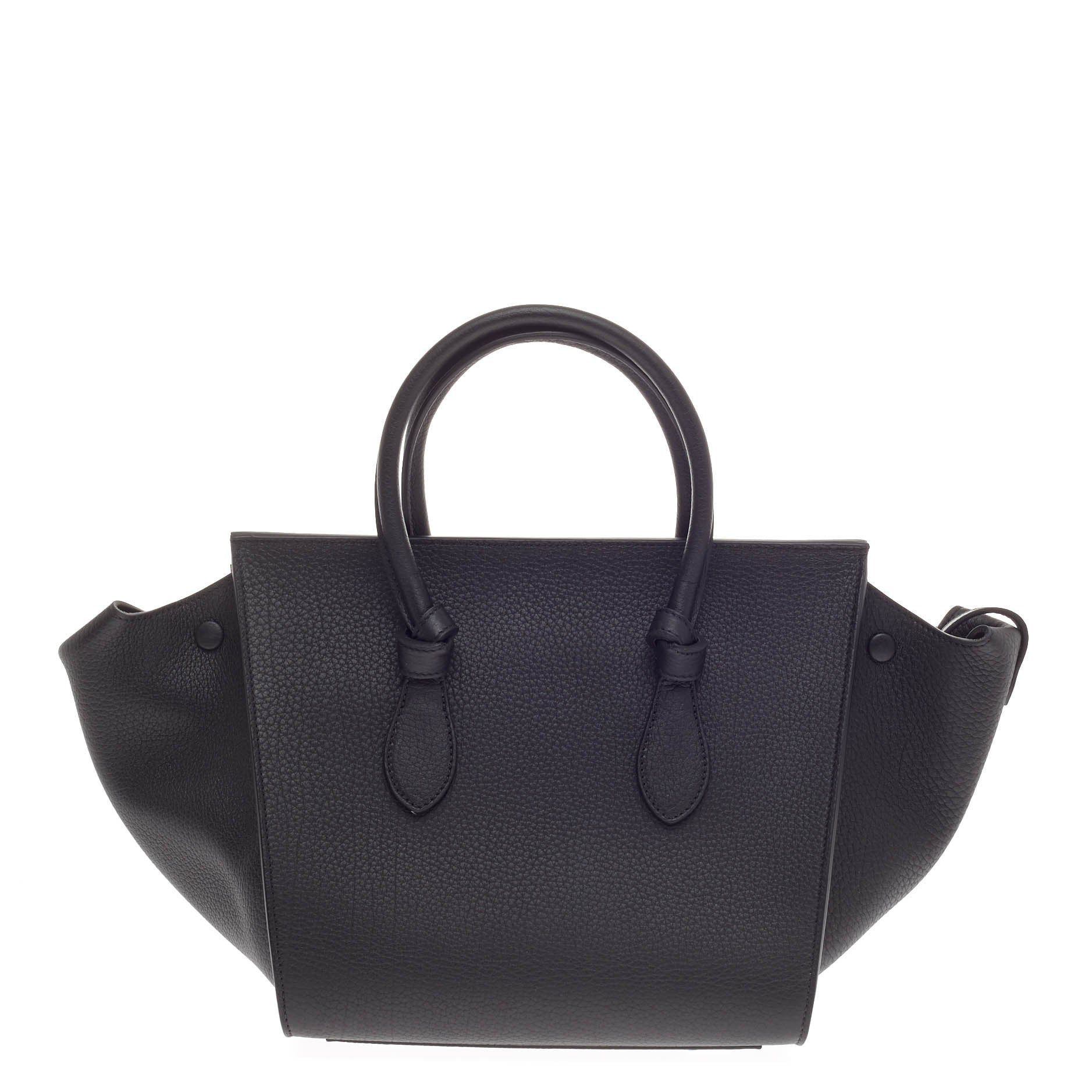 Tie Knot Tote Grainy Leather Mini