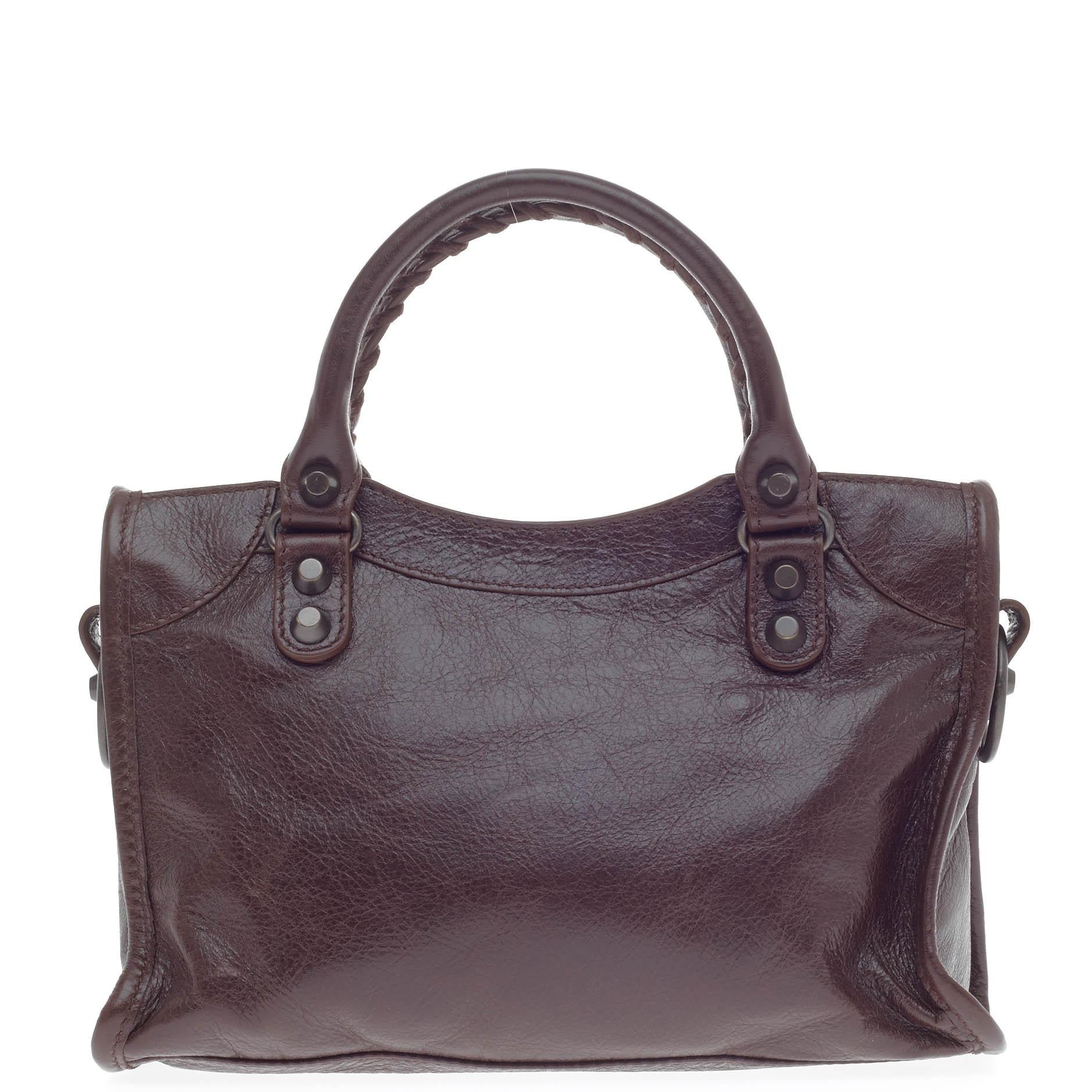 City Classic Studs Handbag Leather Mini