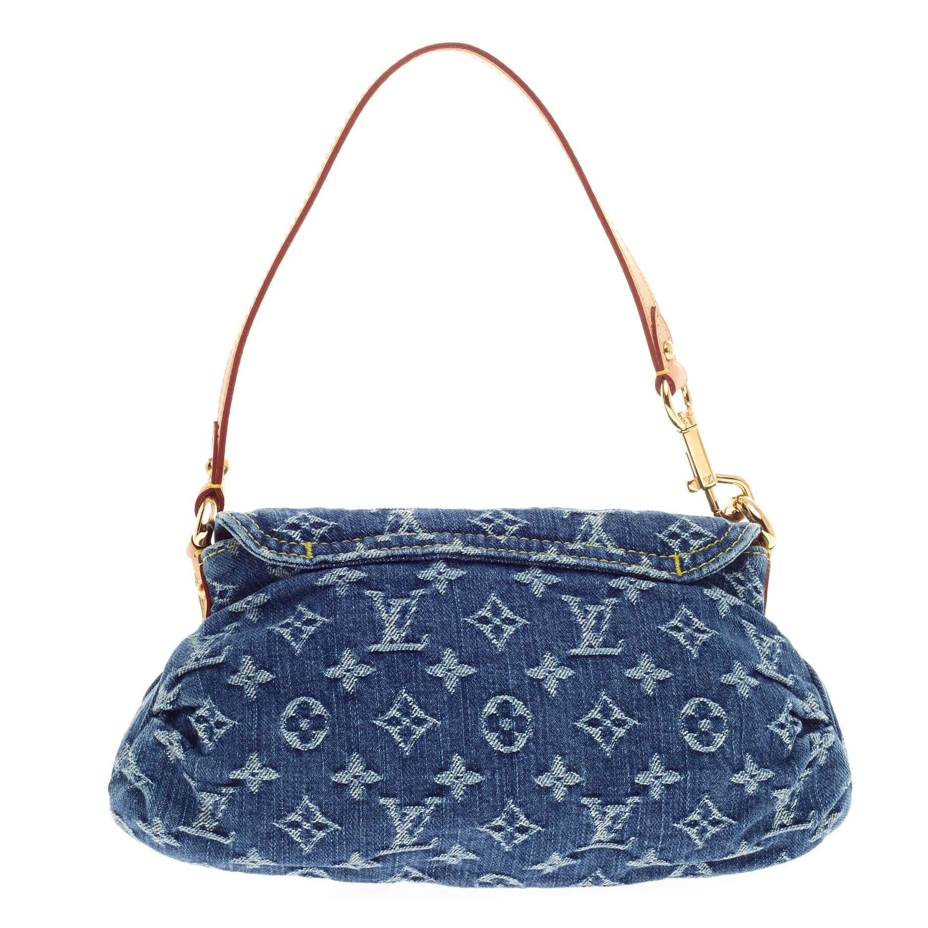 Pleaty Handbag Denim Mini