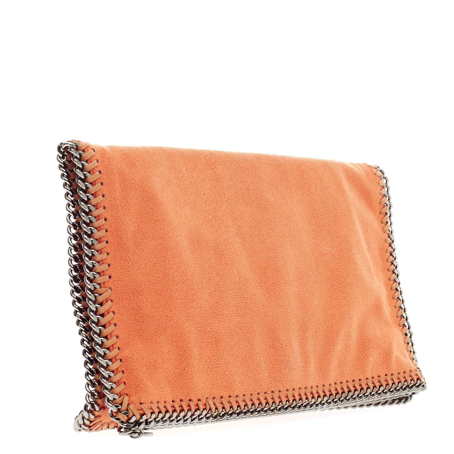 Falabella Fold Over Clutch Shaggy Deer