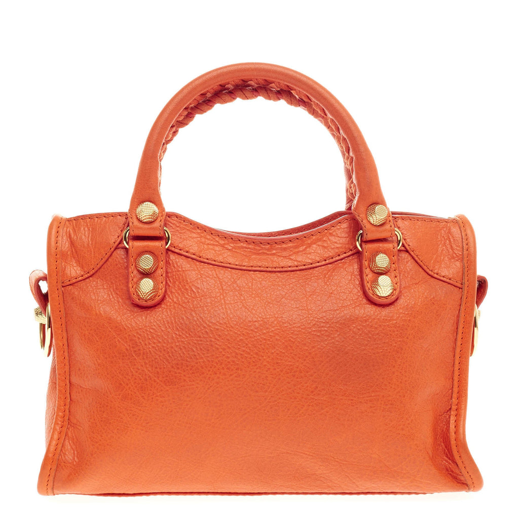 City Giant Studs Handbag Leather Mini