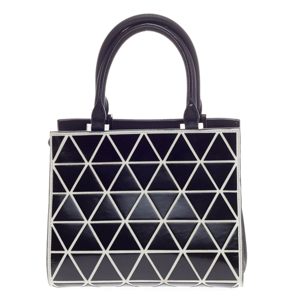 Triangle Tote Leather Mini