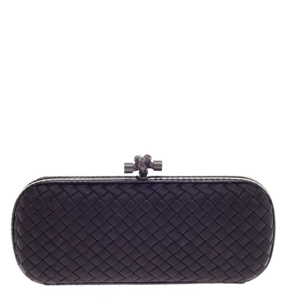 Box Knot Clutch Satin Long