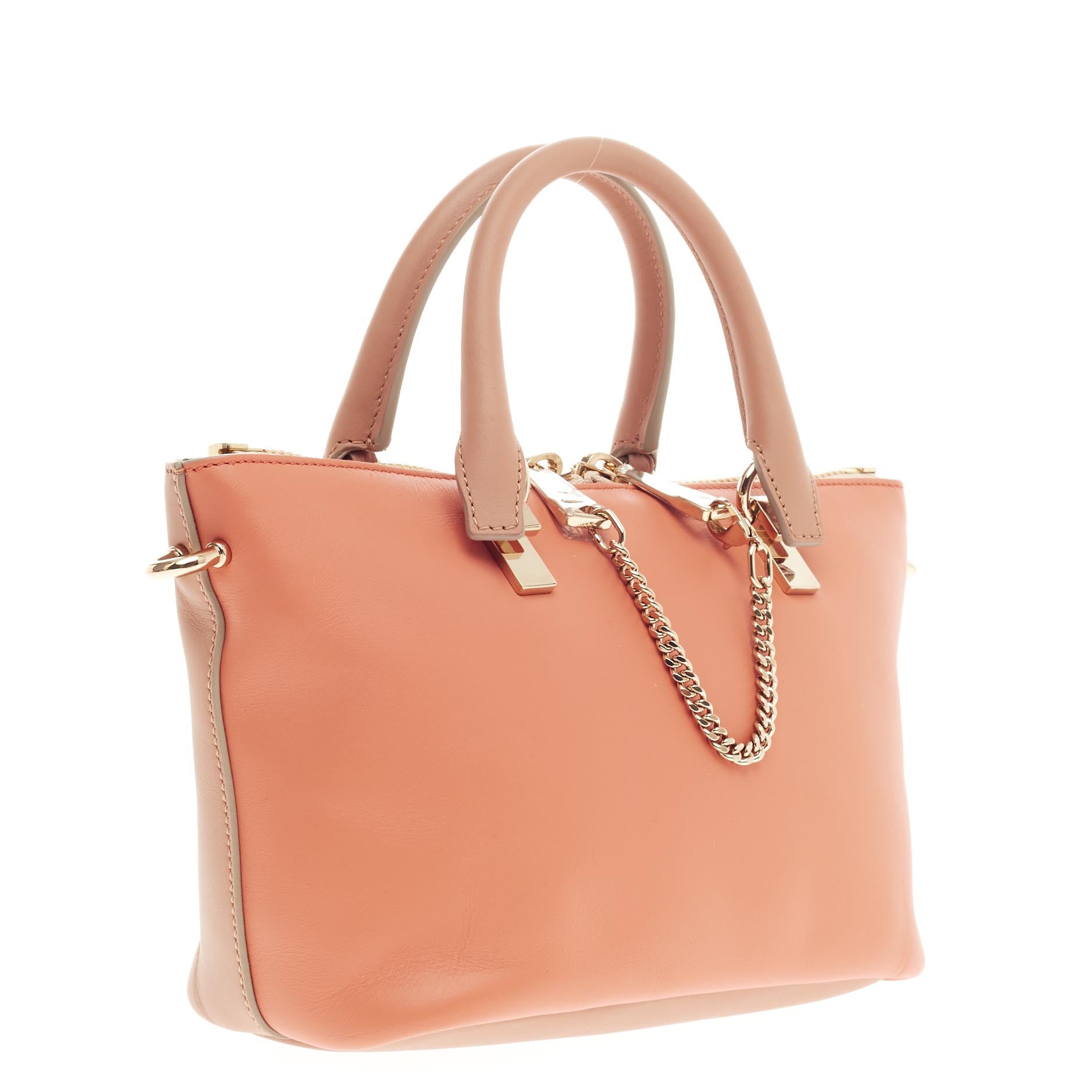 Baylee Satchel Bicolor Leather Mini