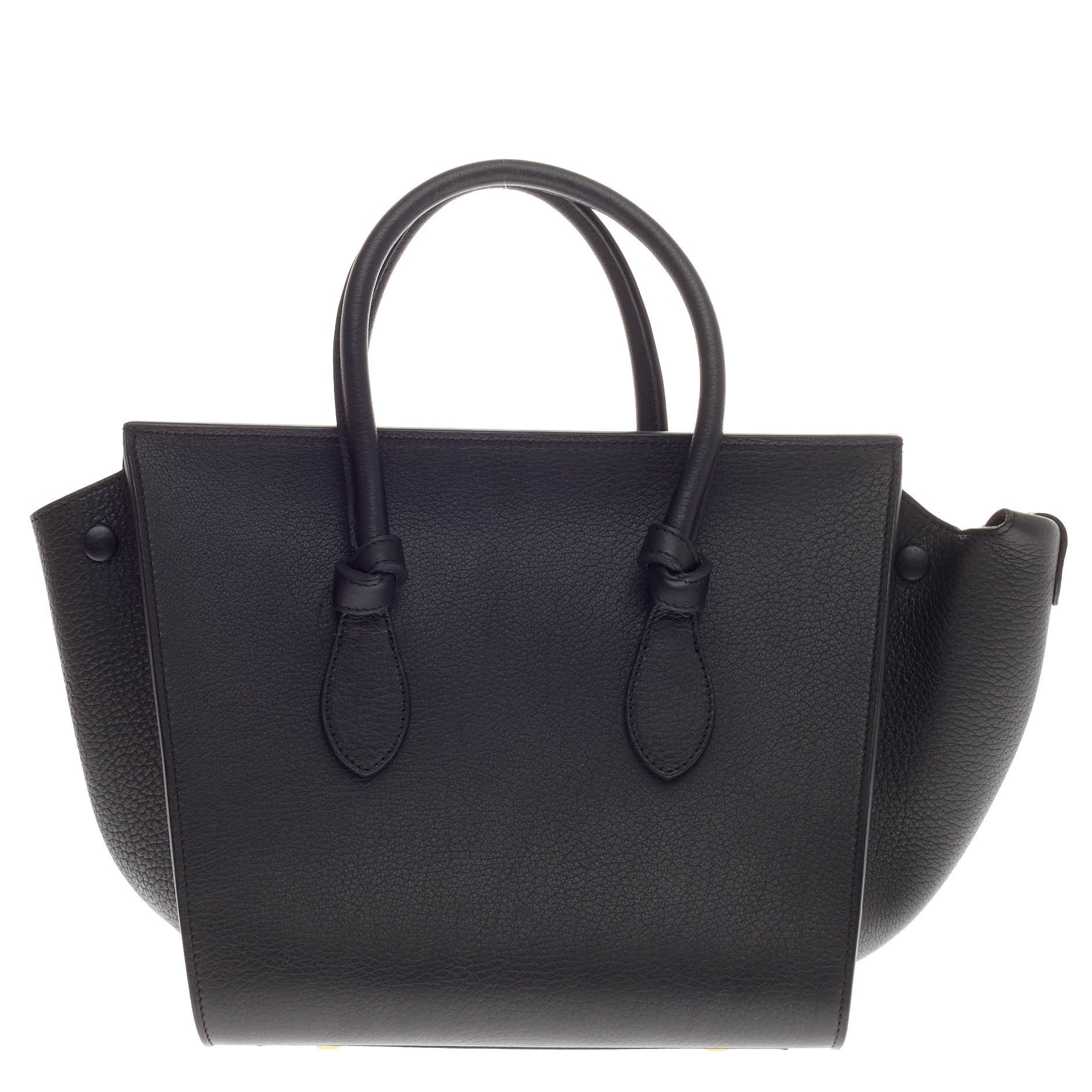 Tie Knot Tote Grainy Leather Mini