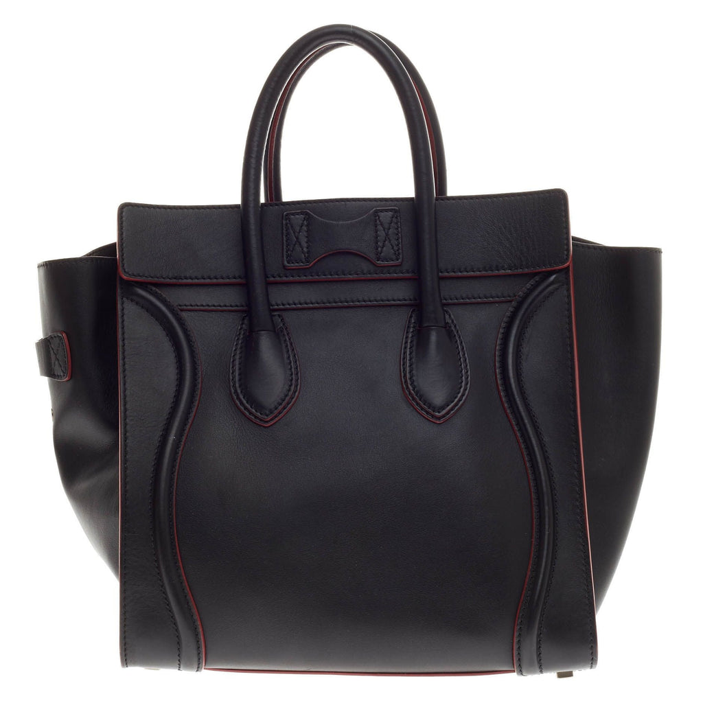 Luggage Handbag Smooth Leather Mini