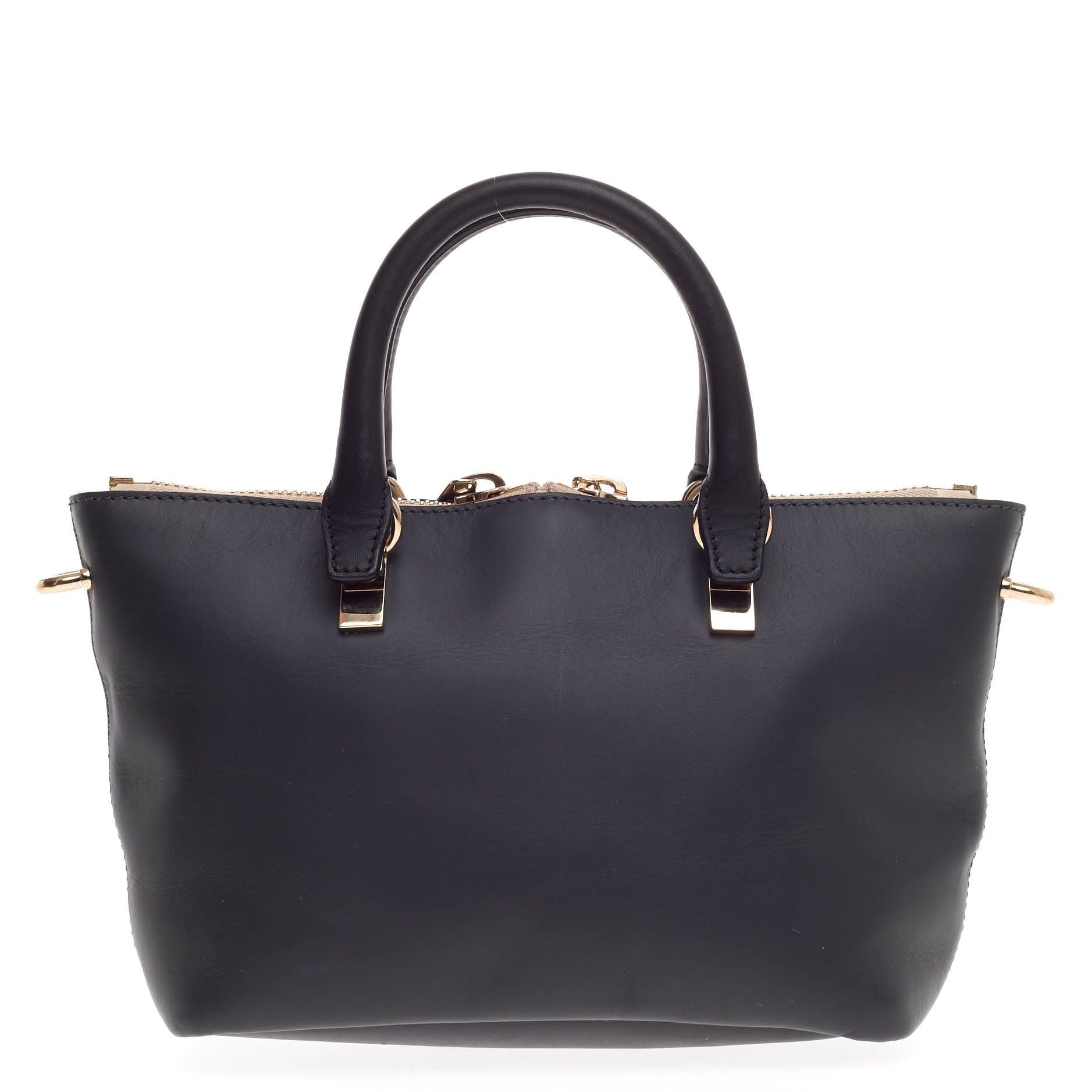 Baylee Satchel Bicolor Leather Mini