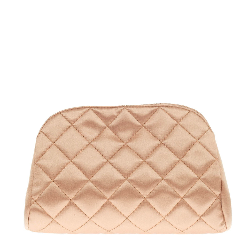 Leo Lion Clutch Quilted Satin Small