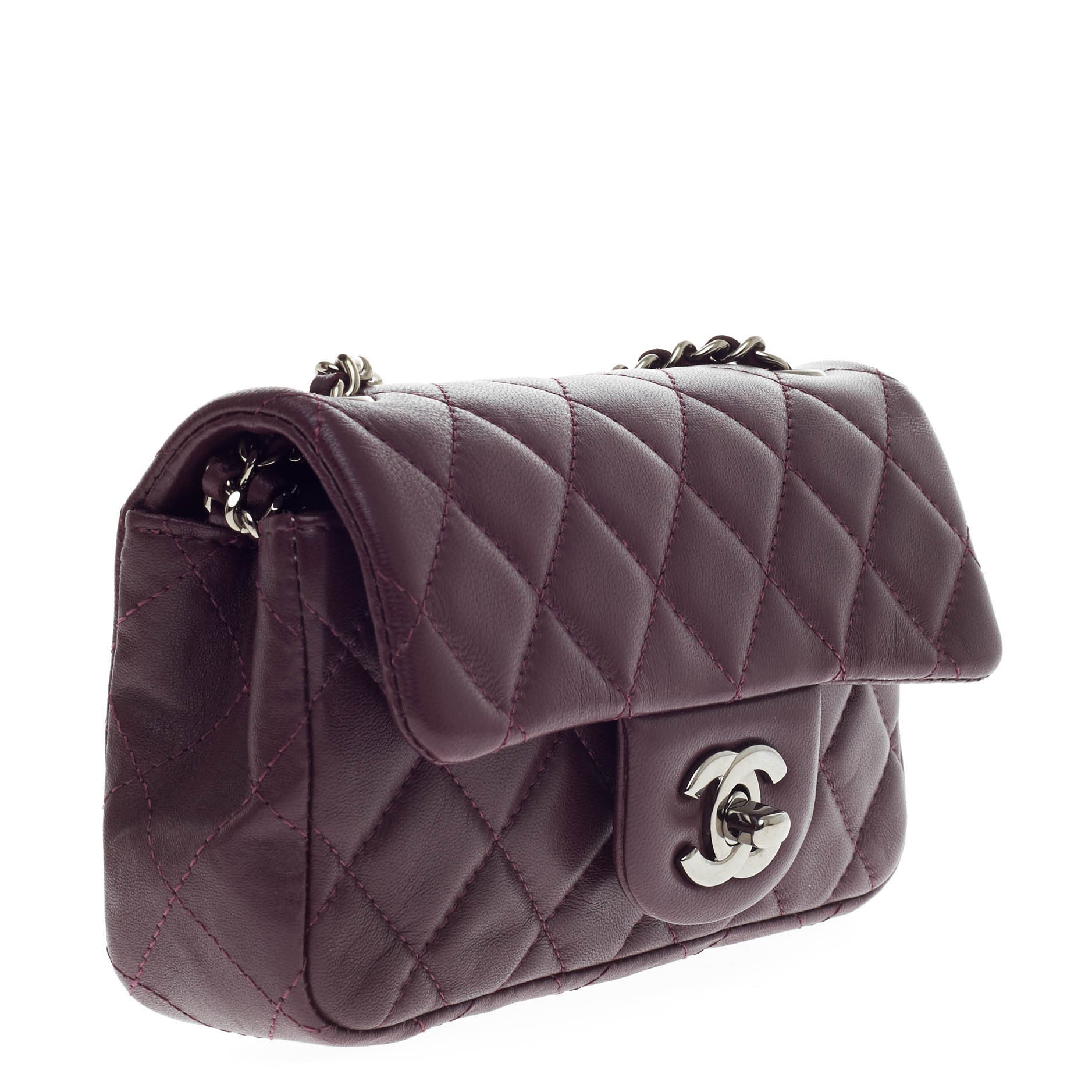 Classic Single Flap Bag Quilted Lambskin Extra Mini