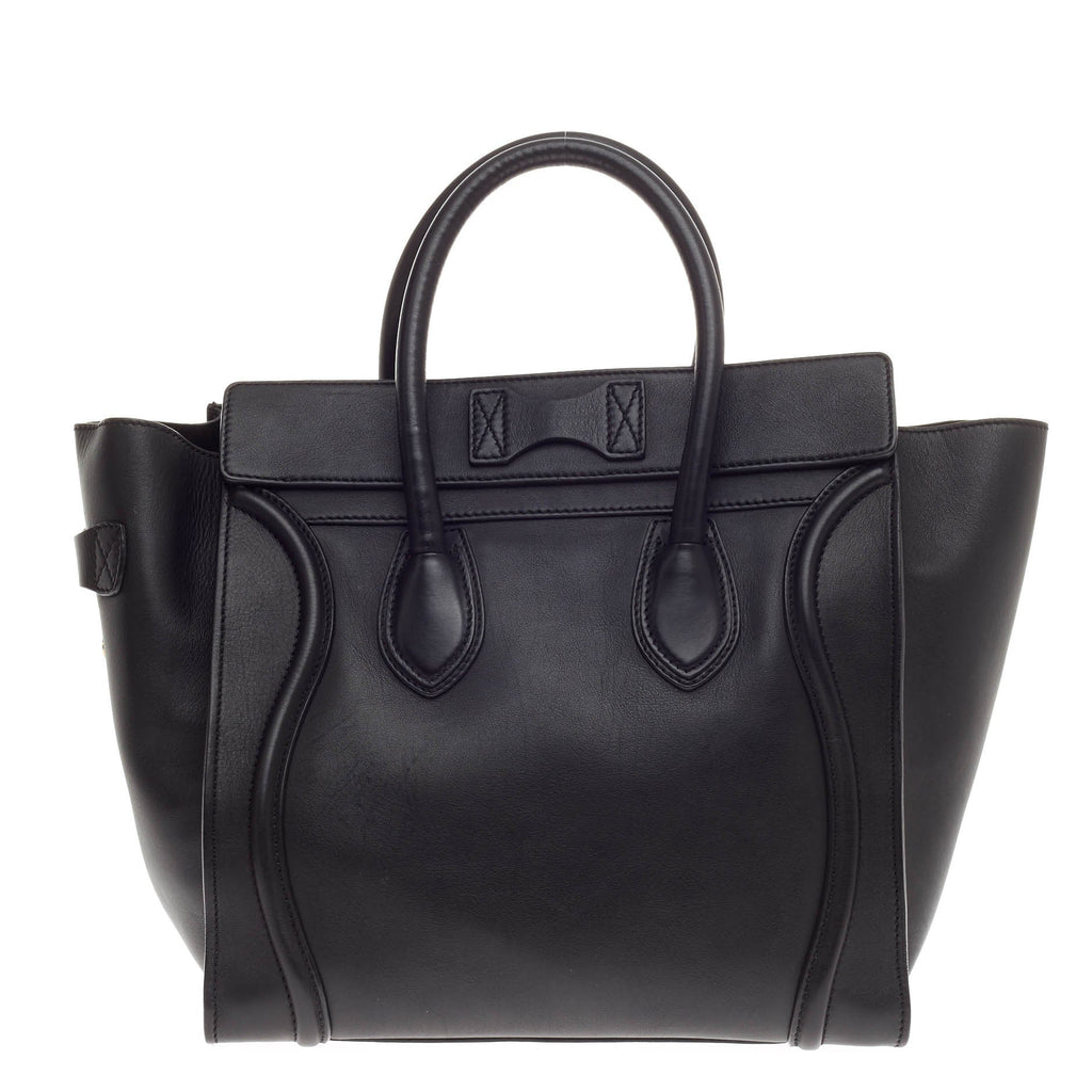 Luggage Handbag Smooth Leather Mini