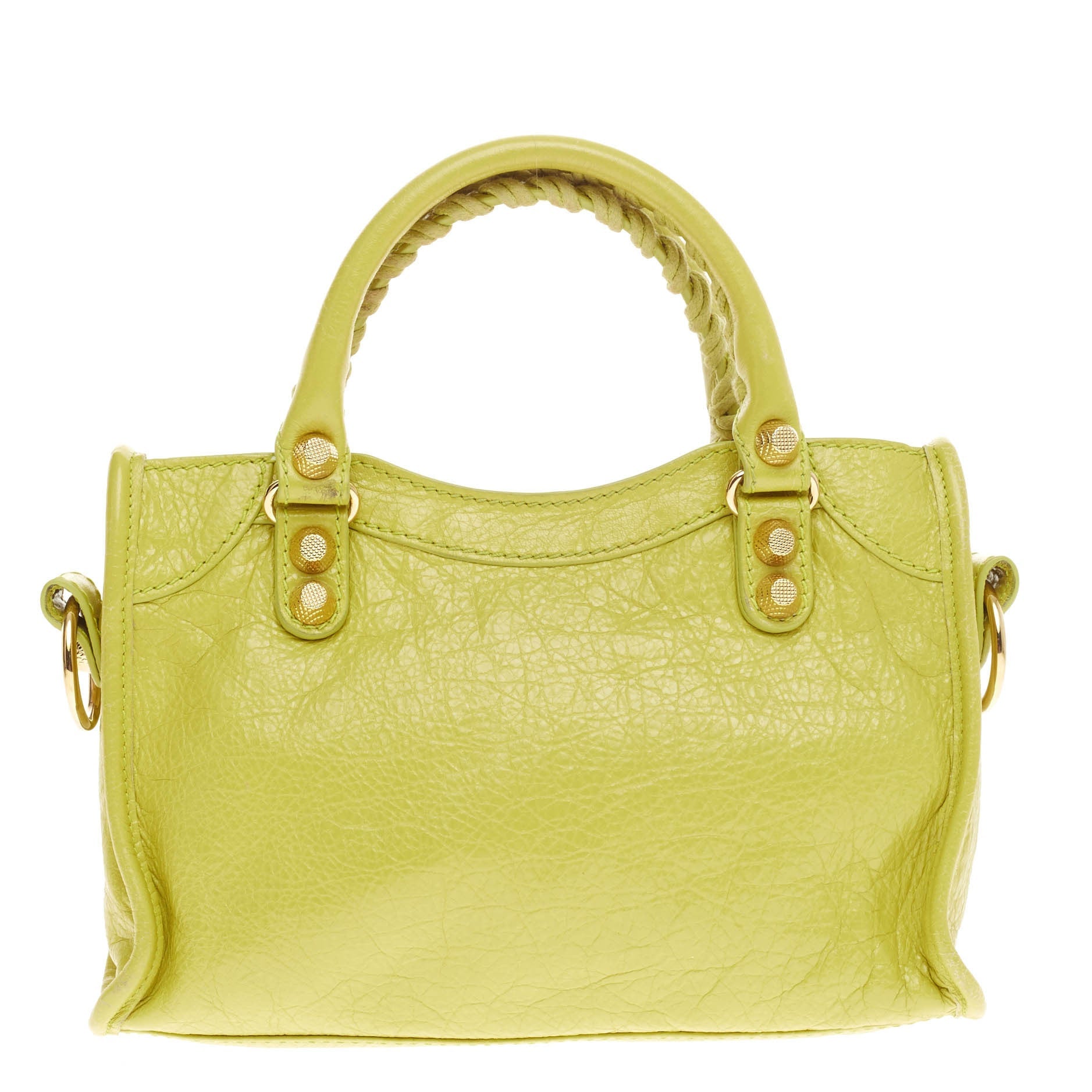 City Giant Studs Handbag Leather Mini