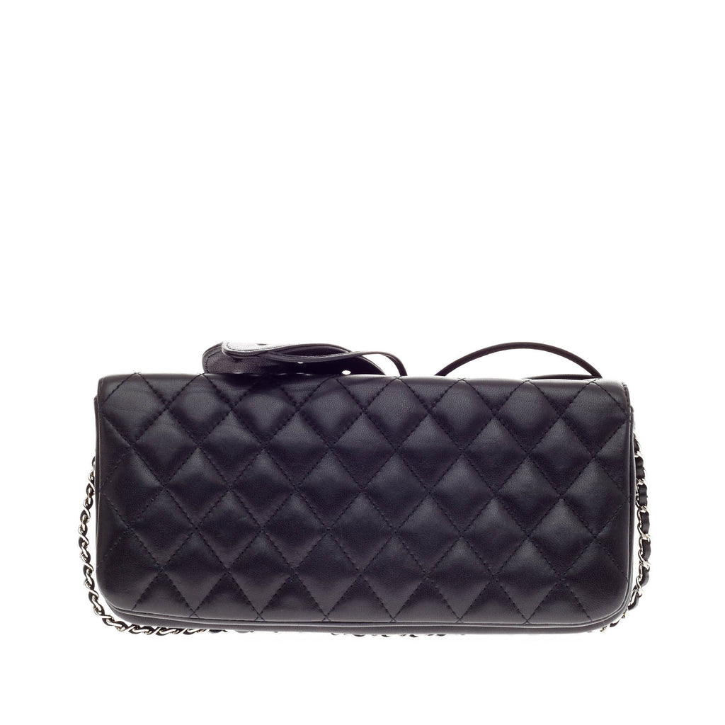 Butterfly Clutch Perforated Leather