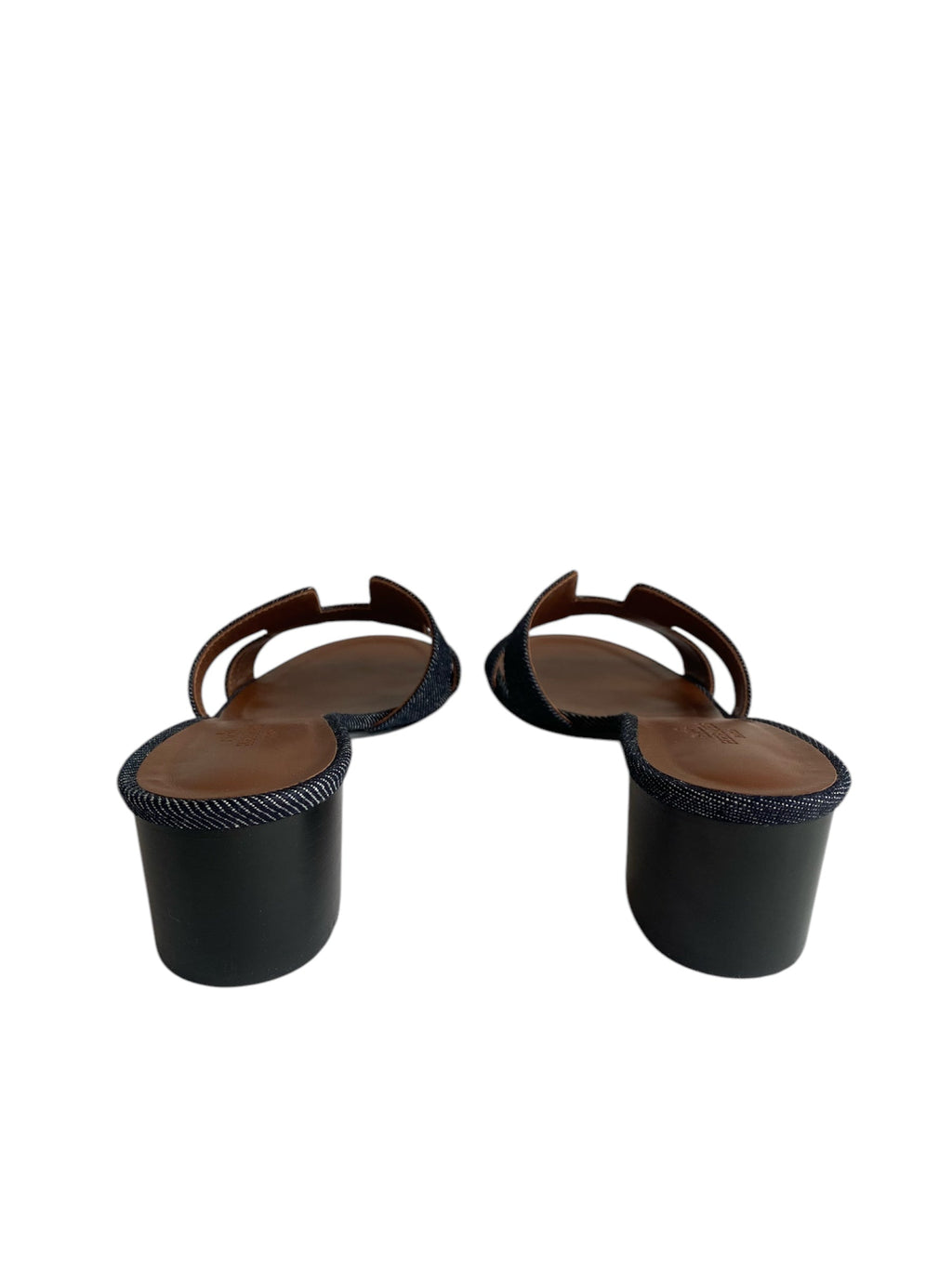 Hermes Blue Oasis Denim Mule - 38.5