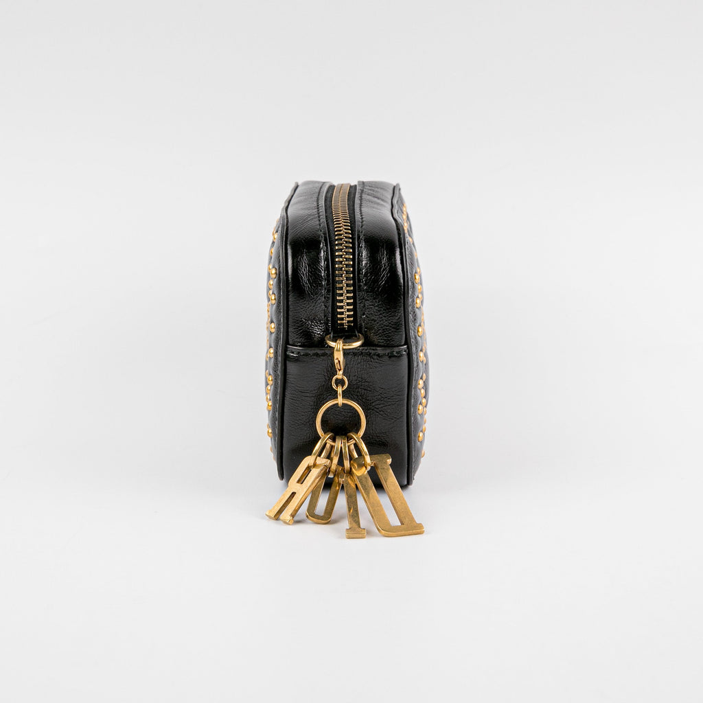 Christian Dior Studded Mini Black Camera Bag