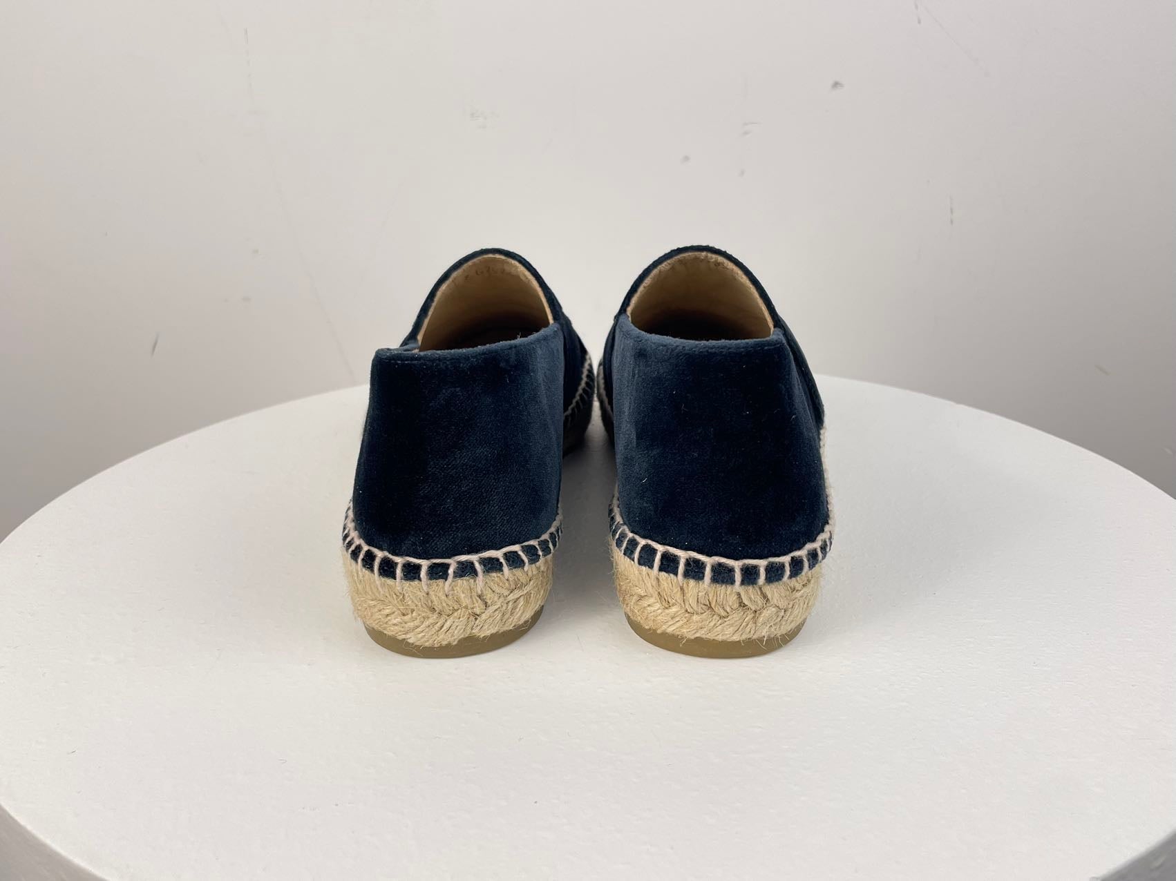 Chanel Blue Flats with CC logo 38