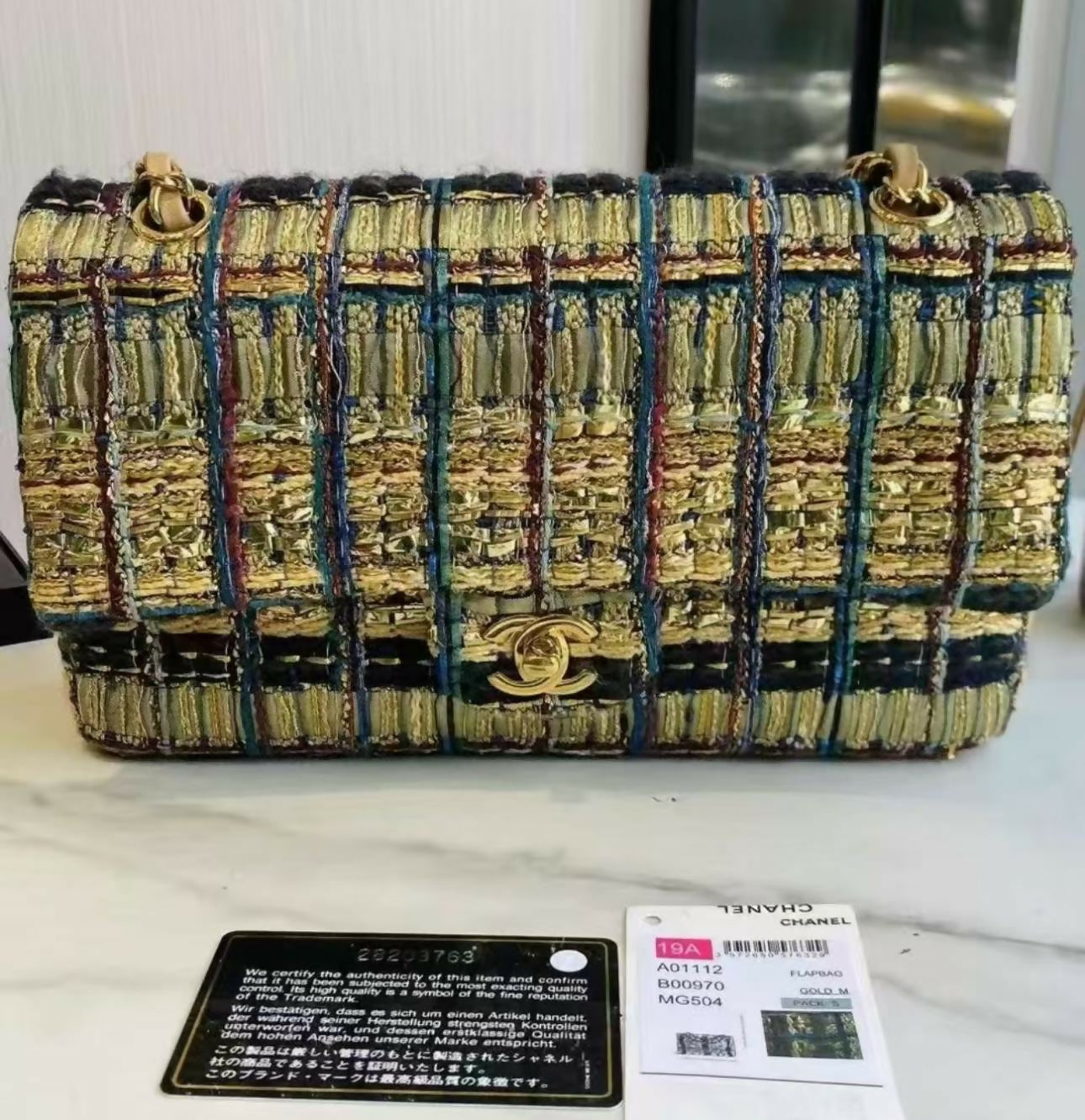 Chanel 2019 Egypt Medium Rectangular Classic Flap Bag