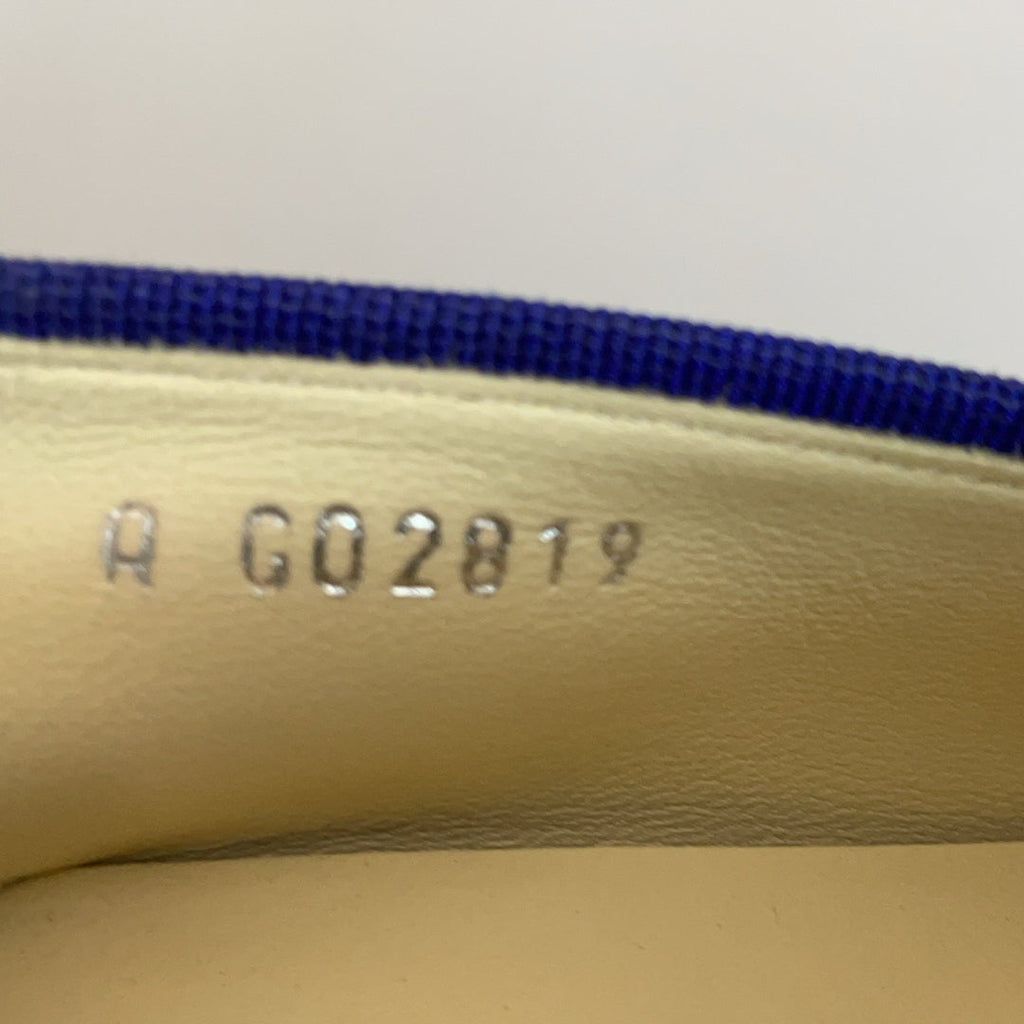 Chanel Ballet Flats in Blue/Black Size 36